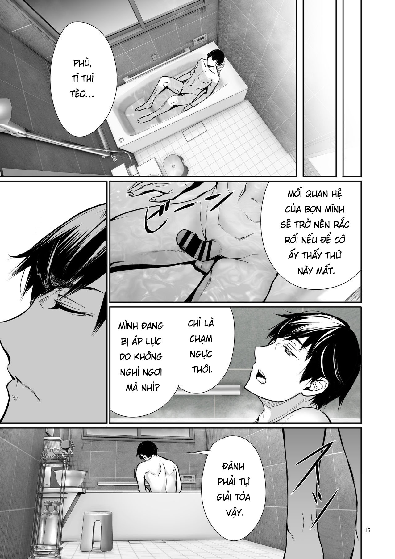 Đọc truyện hentai Homestay-chu no Doitsu Musume ga Issho ni Furo ni Haitte Kuru Wake - Oneshot