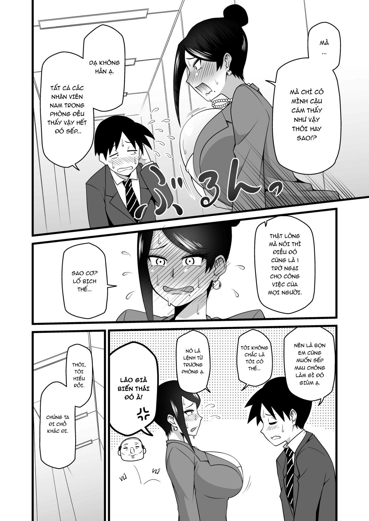 Đọc truyện hentai Kono Kyonyuu de Joushi wa Muri desho!! - Oneshot