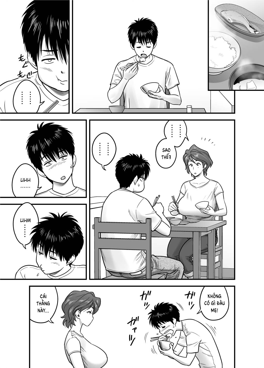 Đọc truyện hentai Vì mẹ tôi trở thành người yêu của bạn tôi - Oneshot
