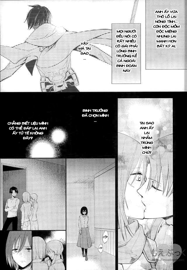 Đọc truyện hentai Chẳng thể đợi chờ (Shingeki no Kyojin) - Oneshot