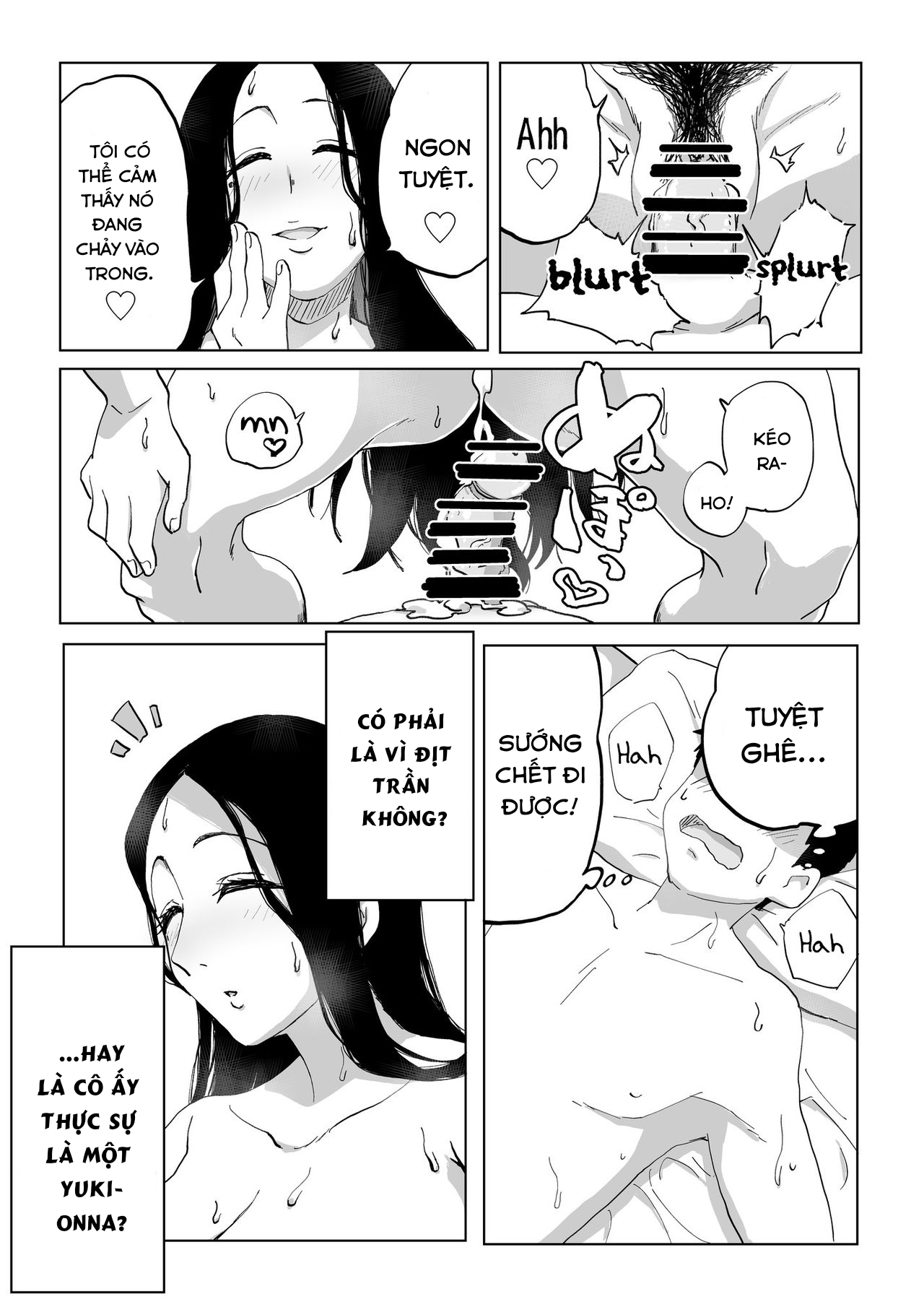 Đọc truyện hentai Zetsumetsu Sunzen Yukionna - Oneshot