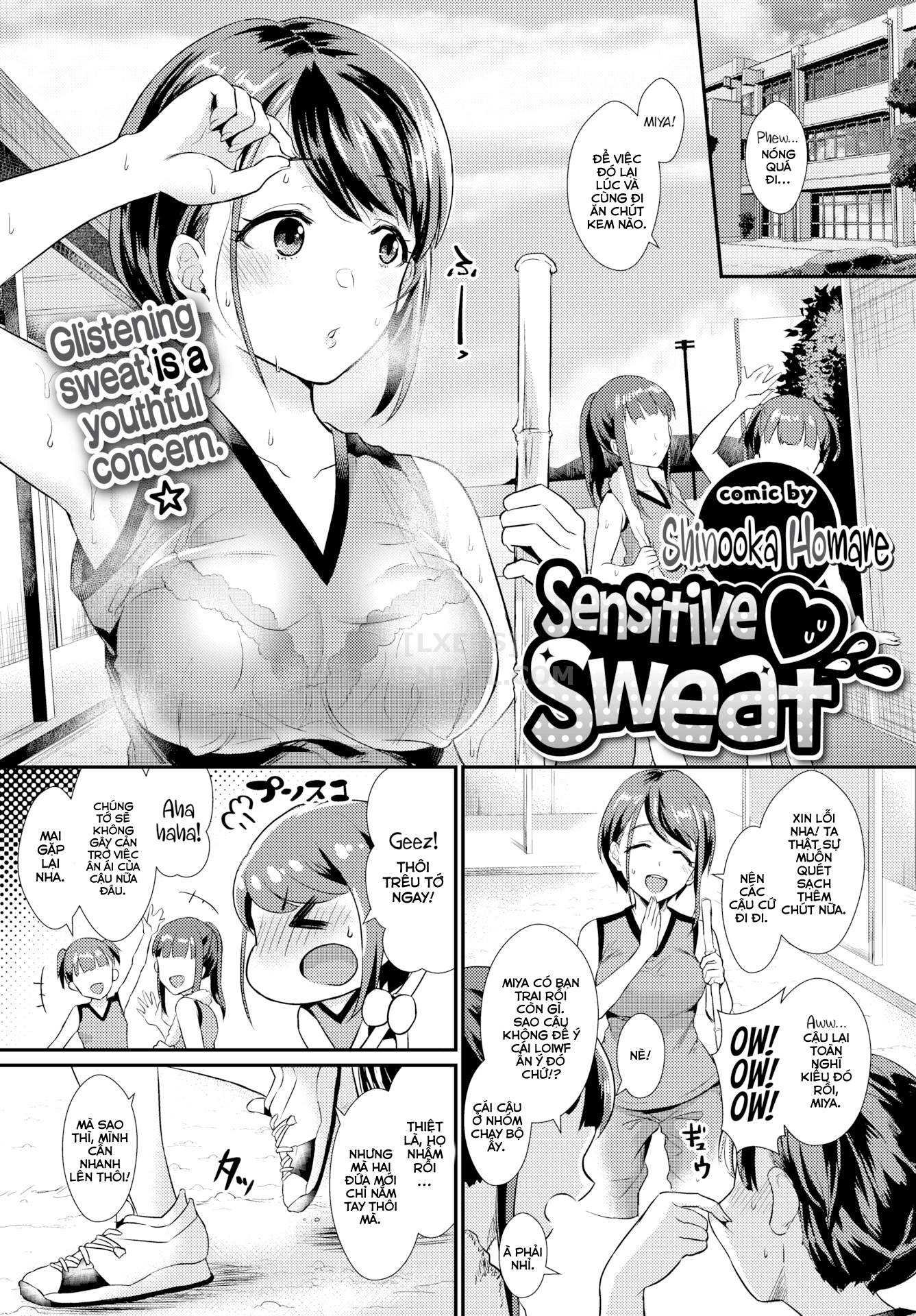 Đọc truyện hentai Sensitive Sweat - Oneshot