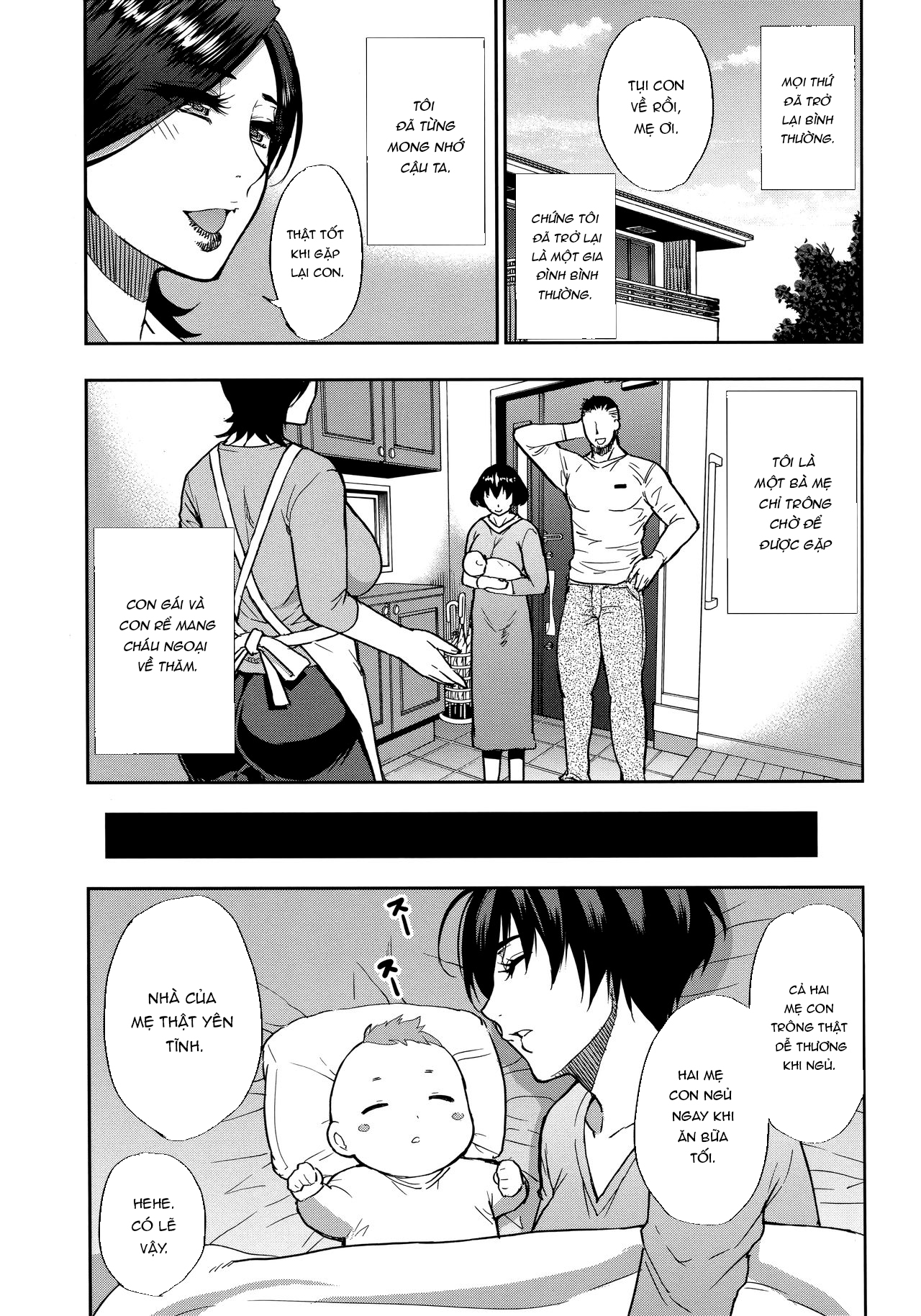 Đọc truyện hentai Làm bất cứ điều gì con thích với mẹ khi ở nhà của mẹ - Chap 3