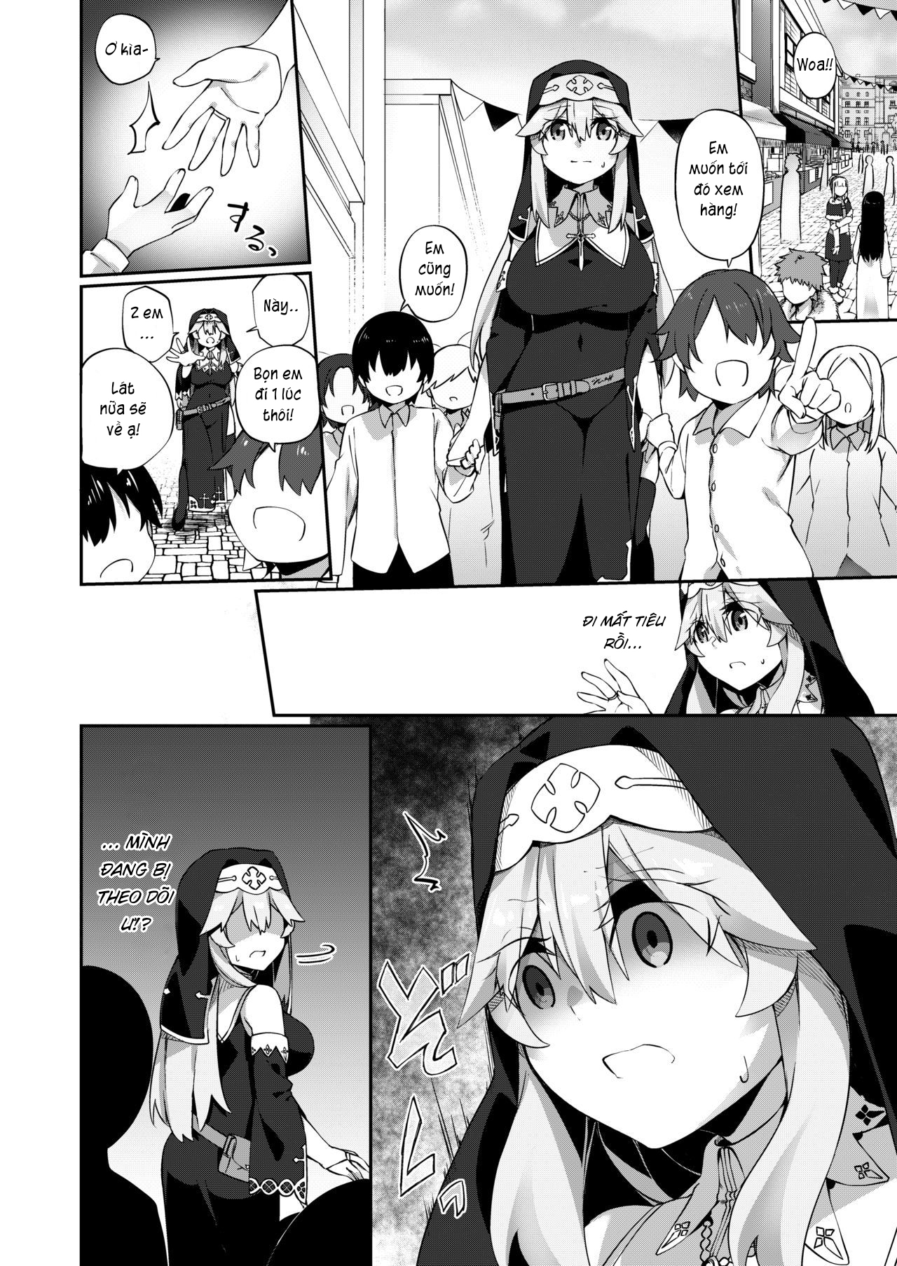 Đọc truyện hentai TS Sister, Kodomo no Tame ni Ganbarimasu ♀!! - Chap 1: Khởi đầu làm gái.