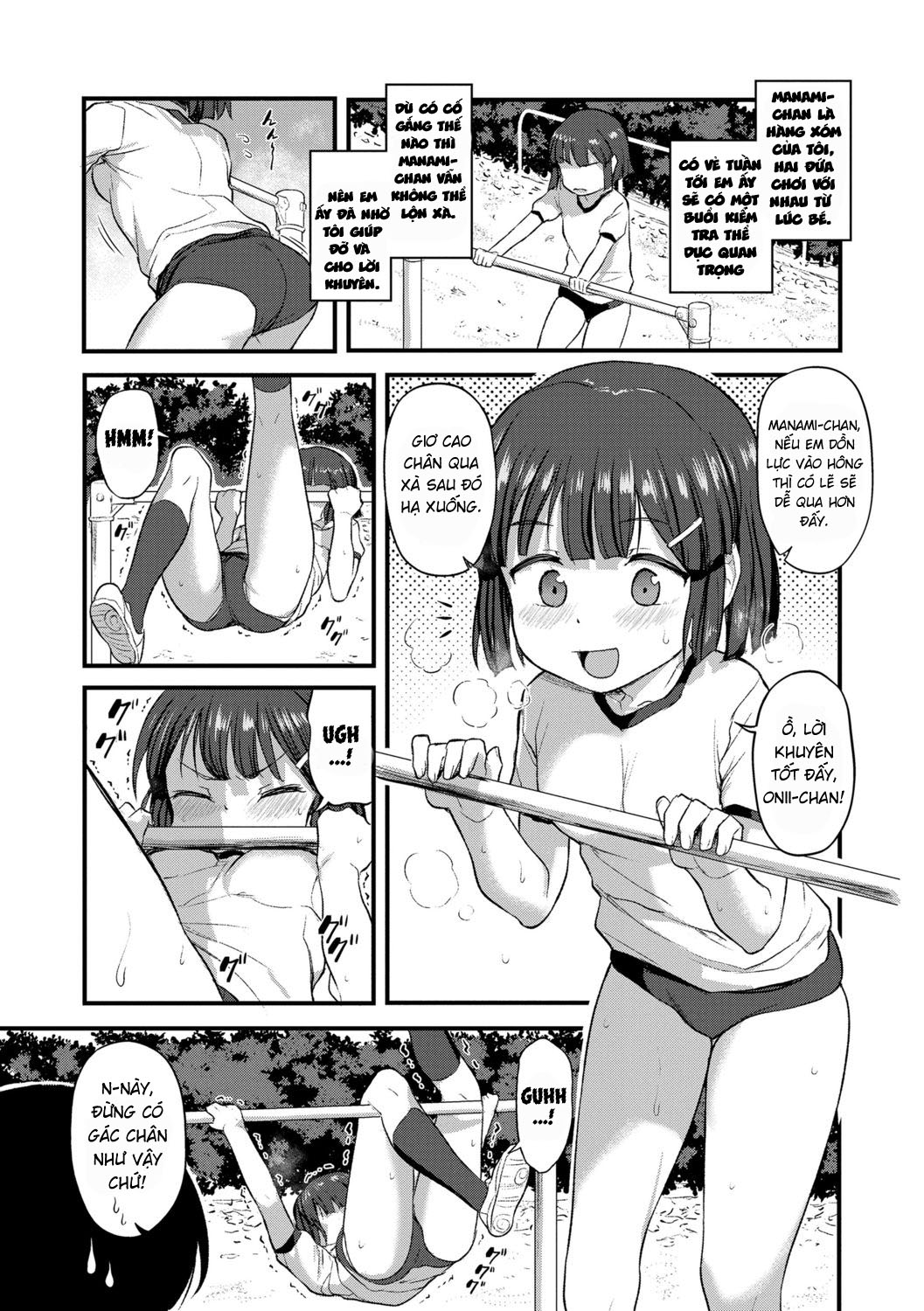 Đọc truyện hentai Buổi tập xà của Manami-chan. - Oneshot
