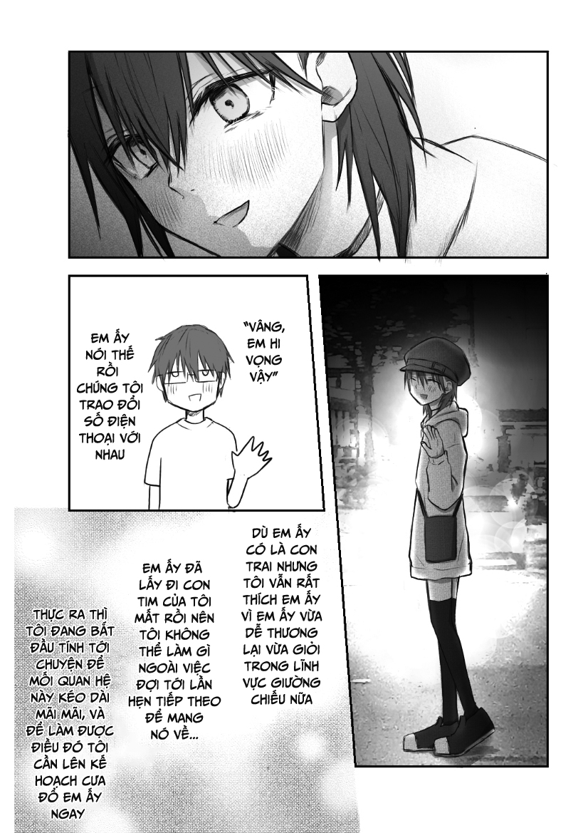 Đọc truyện hentai Hẹn hò qua mạng - tôi bị ép khô bởi một em trap hệ M - Oneshot