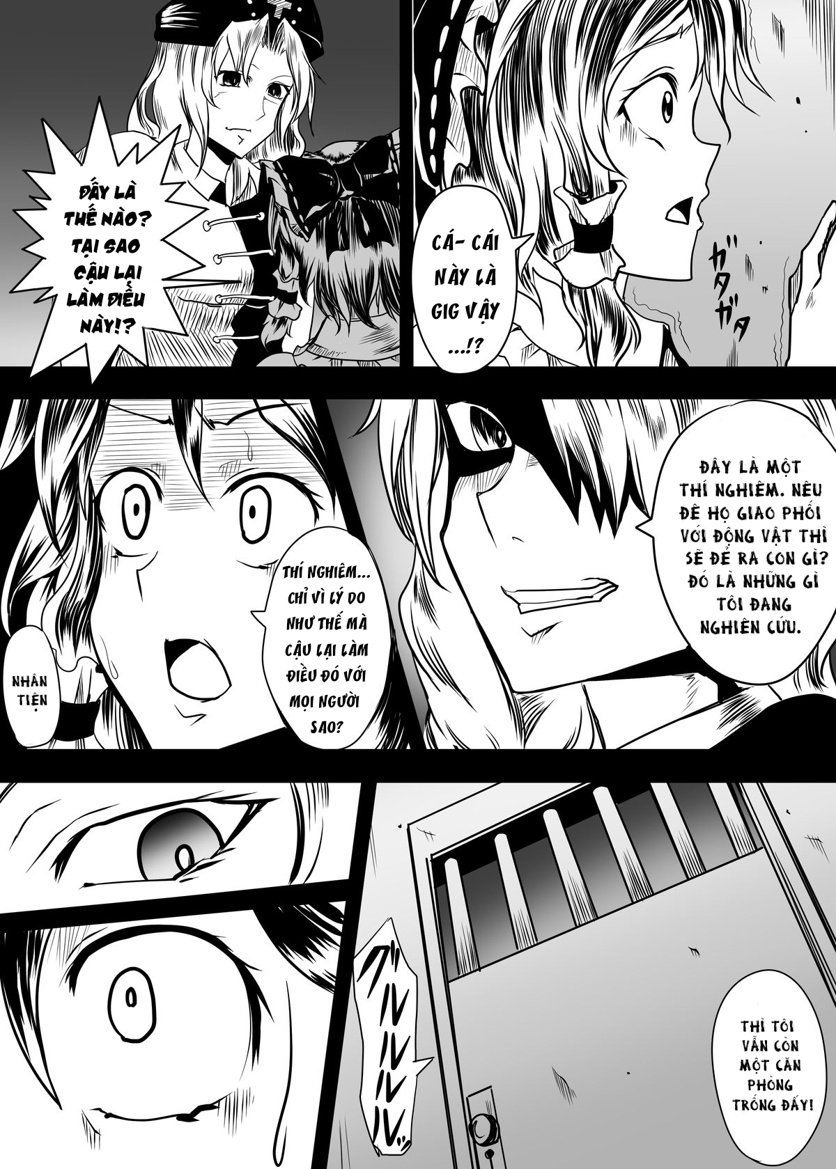 Đọc truyện hentai Touhou Chara ga Doubutsu to no Akachan o Umu tame ni Kouhai Saserareru Juukan Hon - Oneshot