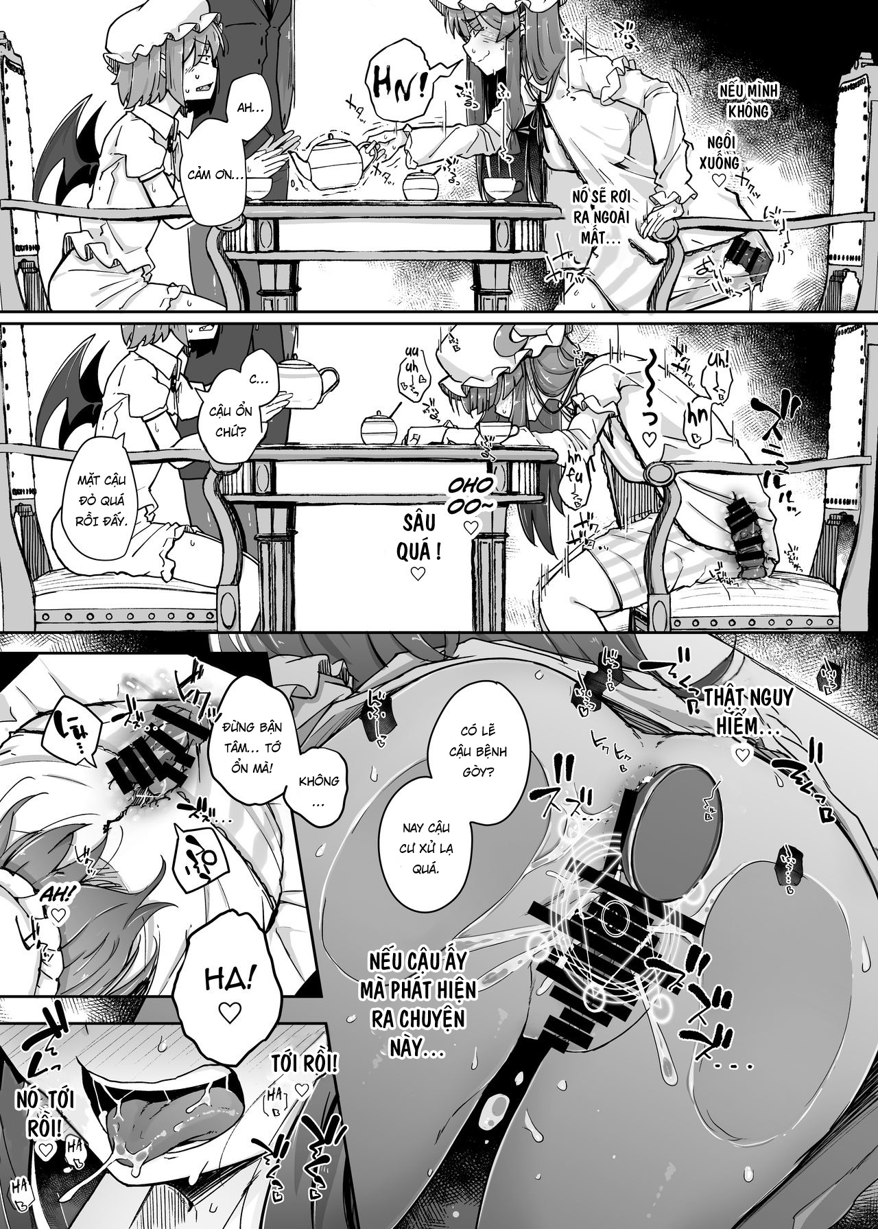Đọc truyện hentai Sự tích cái lỗ và Cá Chà Bặc - Chap 3 Nhấp nhô cùng ma thuật không gian