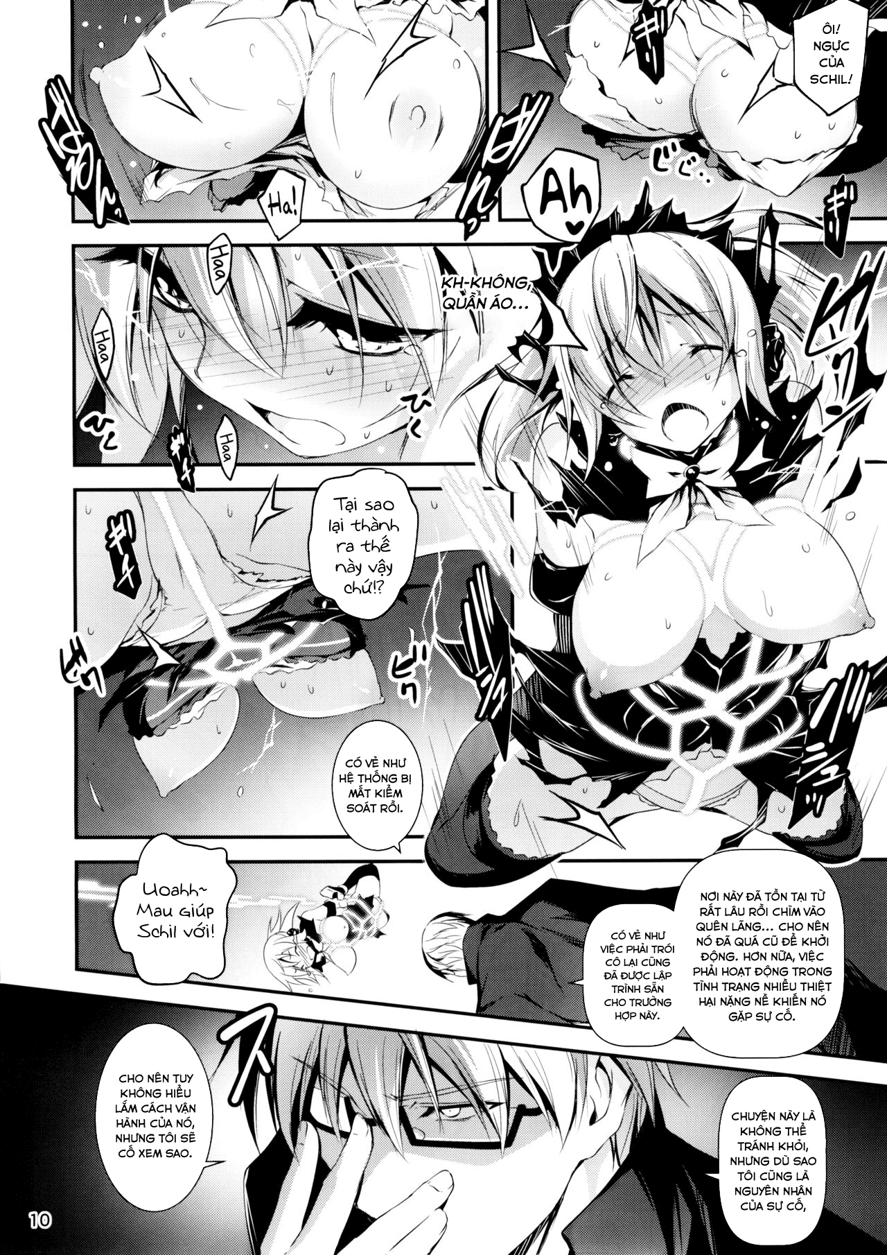 Đọc truyện hentai Anh nhân viên sang dị giới - Chap 5: Anh nhân viên hắc ám và Thần kiếm Schildawhn