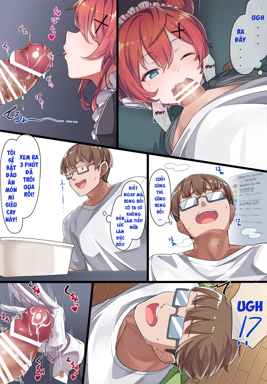 Đọc truyện hentai Dịch vụ đặc biệt của hầu gái Kazuki (full màu) - Phần 1