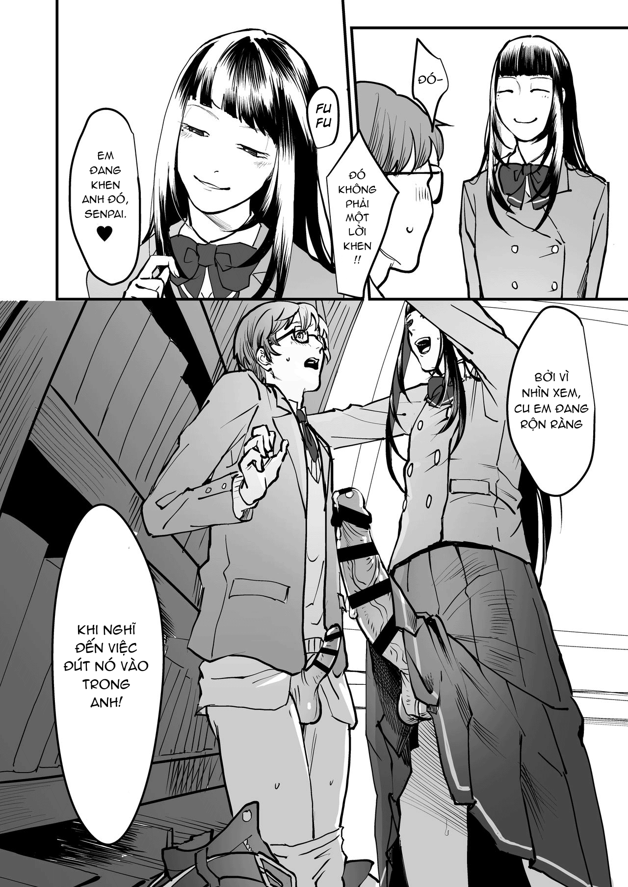 Đọc truyện hentai Boku wa Kouhai no Onahole - Oneshot