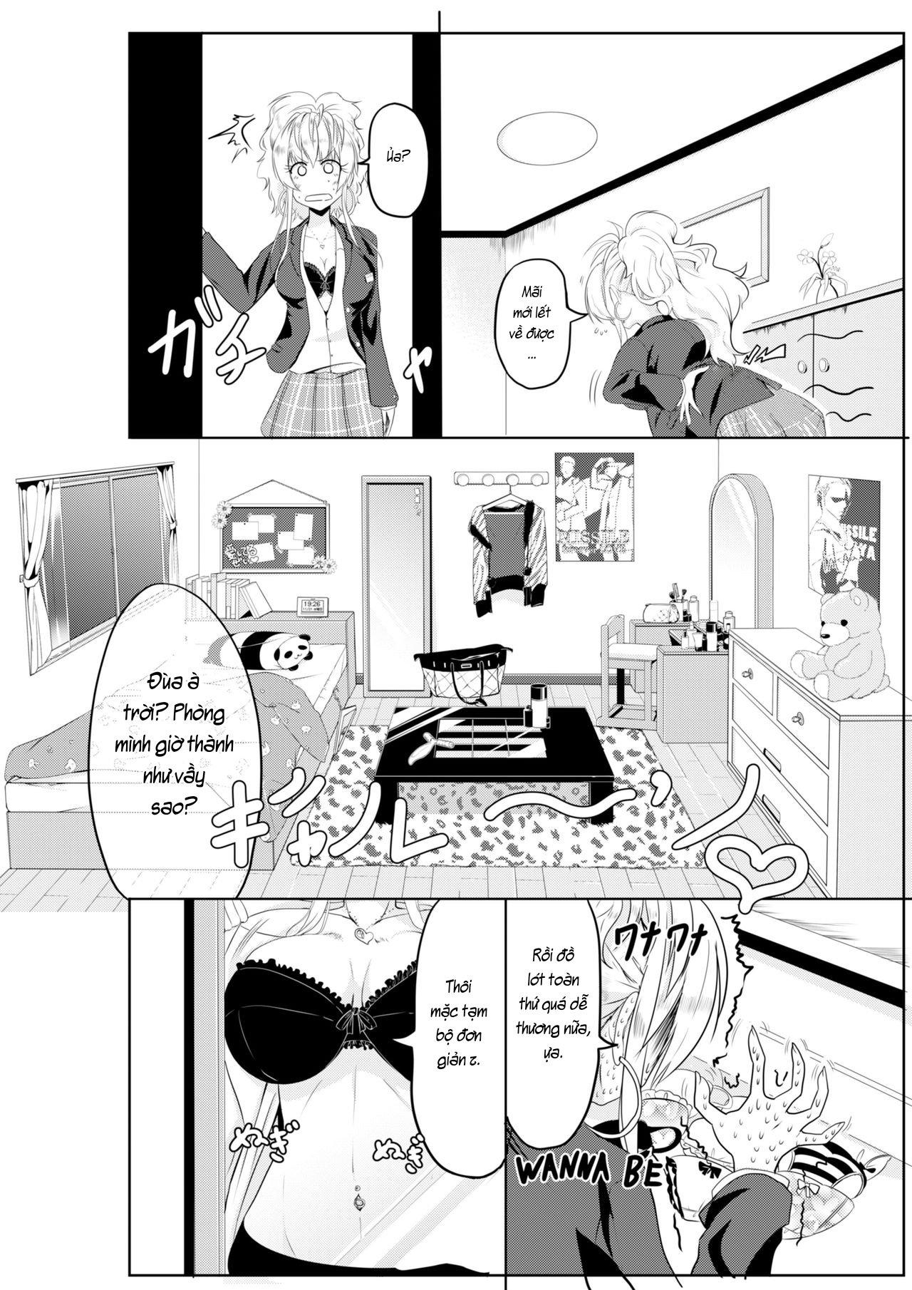 Đọc truyện hentai Gal-iro ni Somaru - Chap 3: Sa đọa.