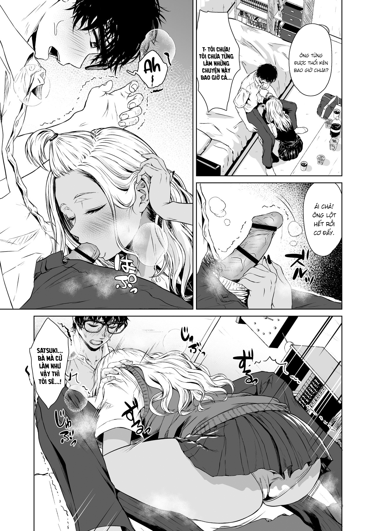 Đọc truyện hentai Một tuần dài tìm hiểu nhau của cô nàng gyaru và anh chàng nhát gái - Chap 2
