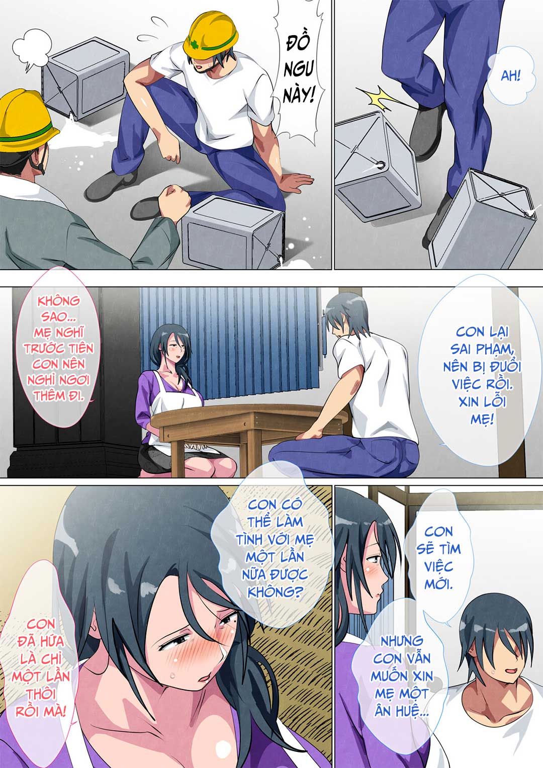 Đọc truyện hentai Người mẹ góa bụa Sayoko và con trai - Chap 3