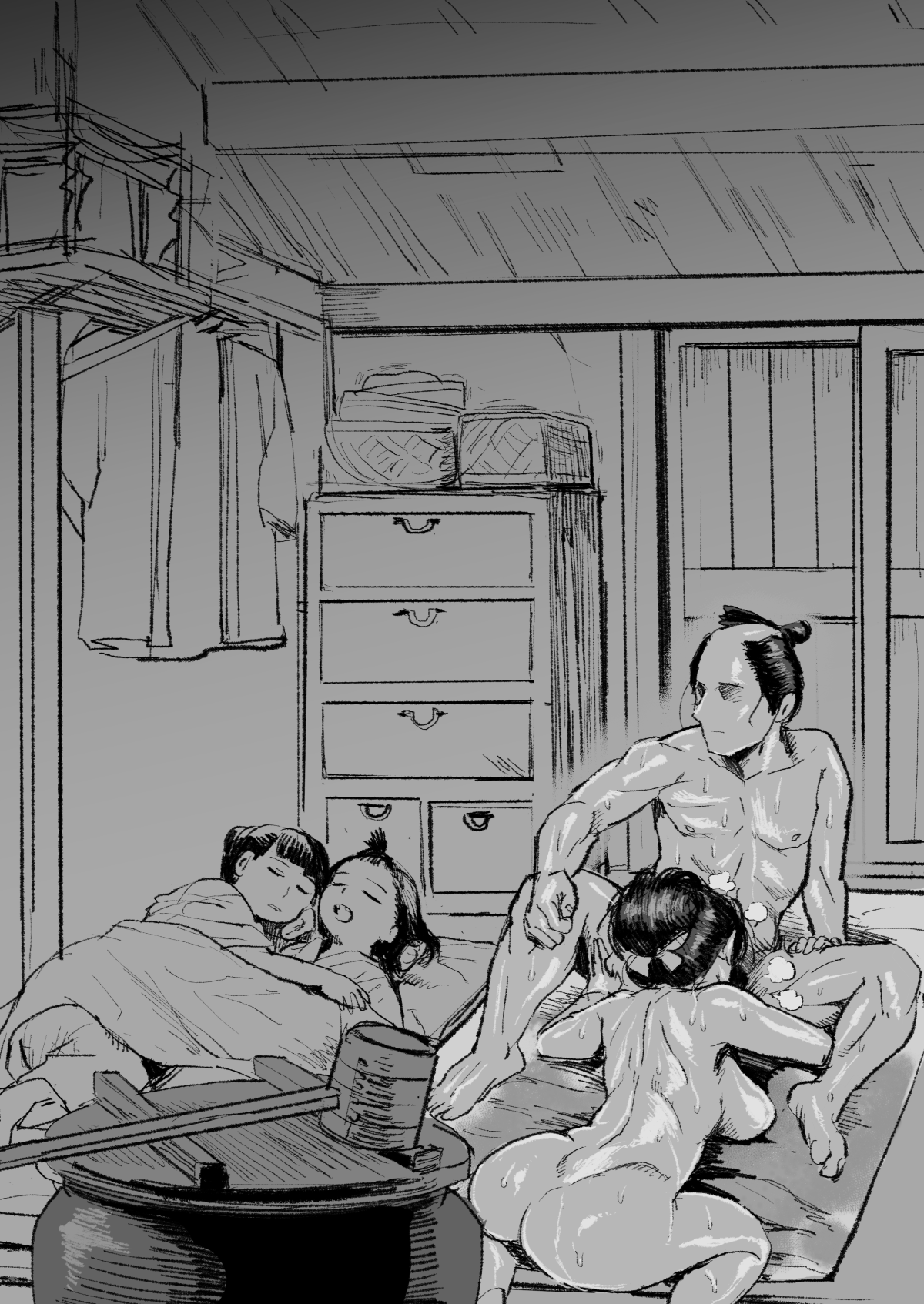 Đọc truyện hentai Mối tình của một cặp vợ chồng sống ở một ngôi nhà nào đó - Oneshot