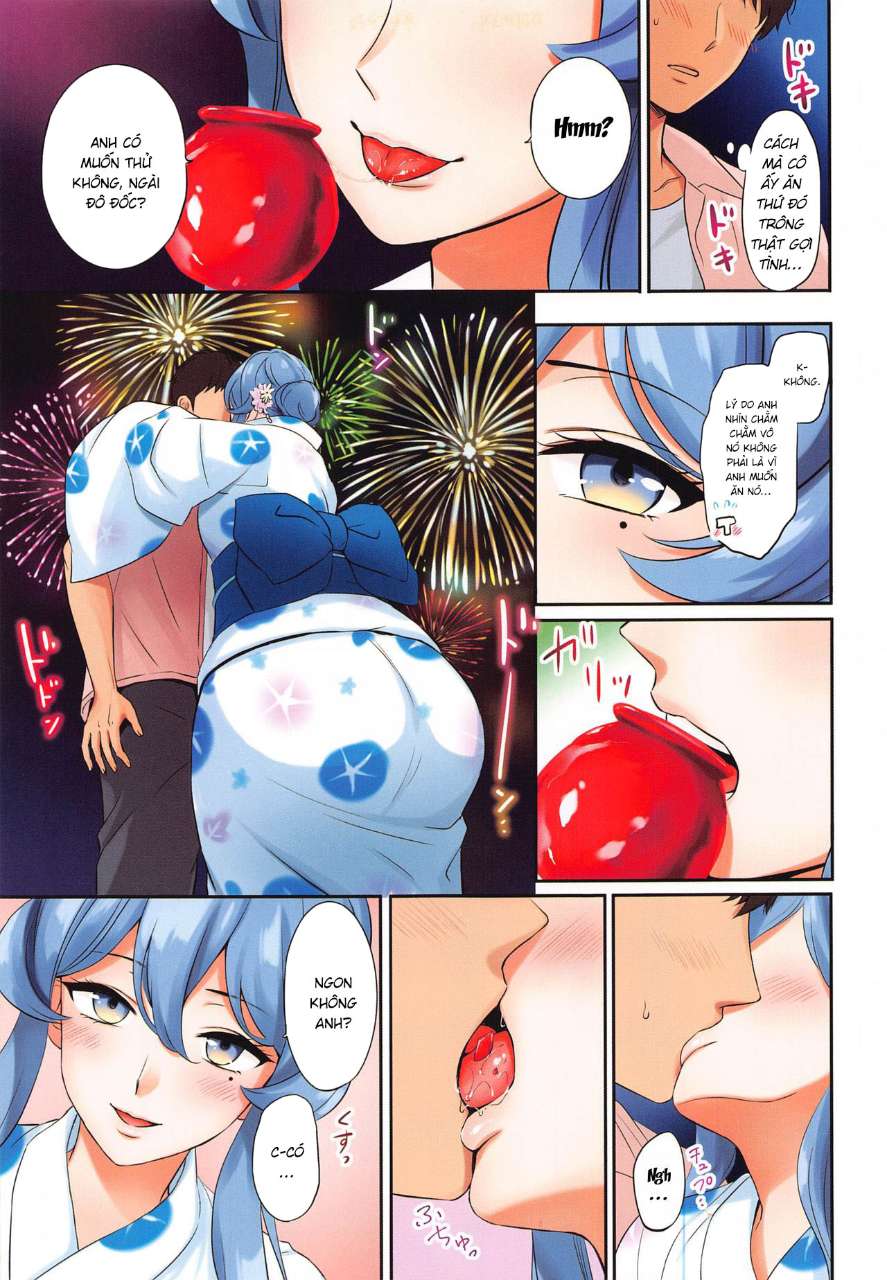 Đọc truyện hentai Got-chan to Uchiage Hanabi - Oneshot