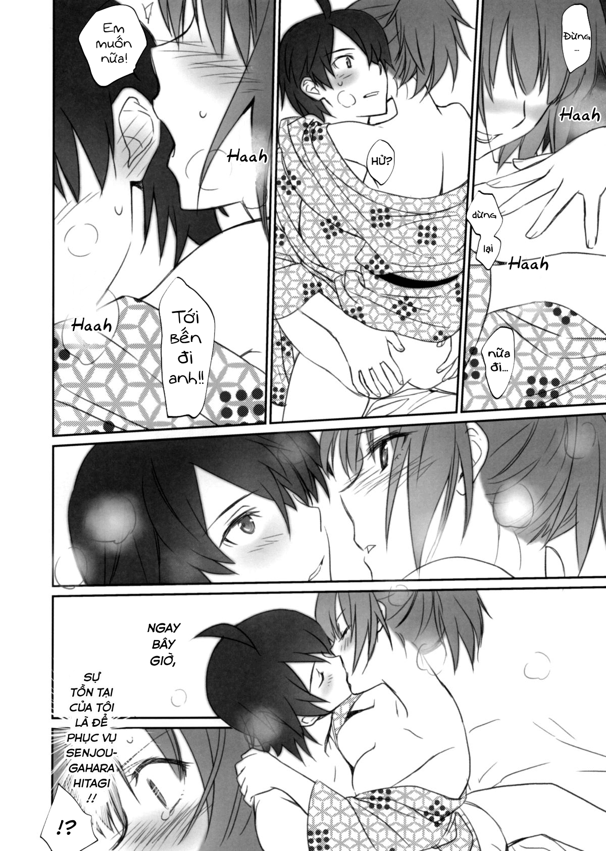 Đọc truyện hentai Hitagi family (Bakemonogatari) - Chap 2