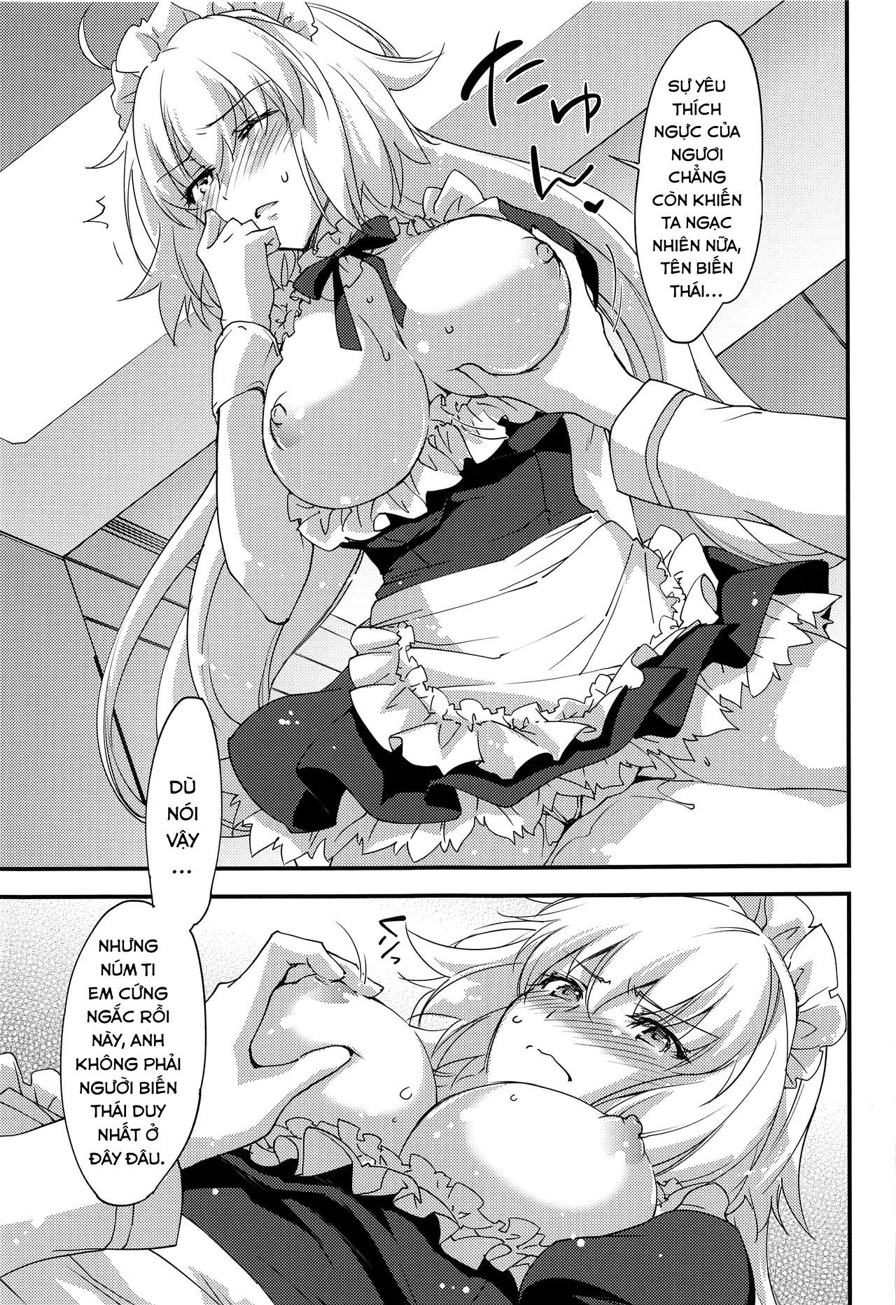 Đọc truyện hentai Hầu gái Jeanne, phục vụ nào! - Oneshot