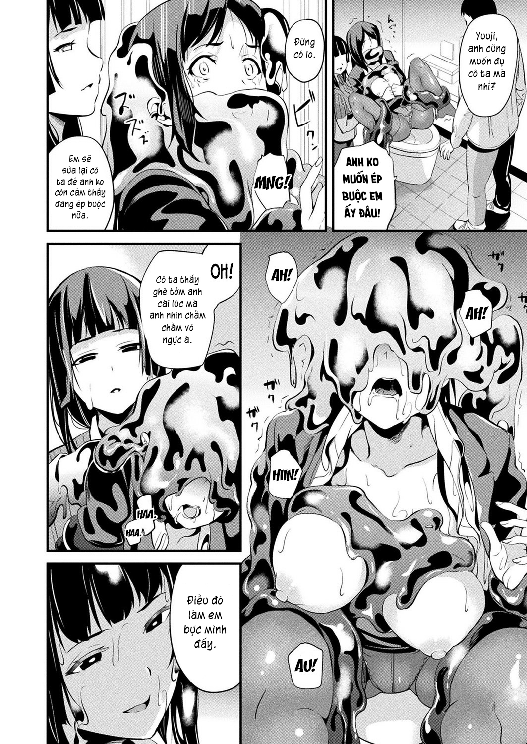 Đọc truyện hentai Sống cùng bé Slime. - Chap 6: Dạng biến thân mới.
