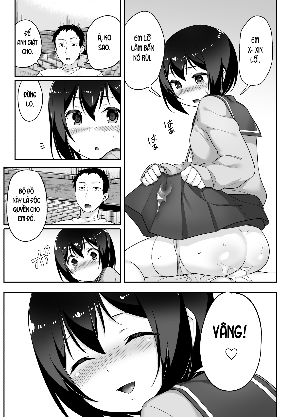 Đọc truyện hentai Anh bảo vệ may mắn và em học sinh xui xẻo. - Chap 4: Eww, anh ghen?