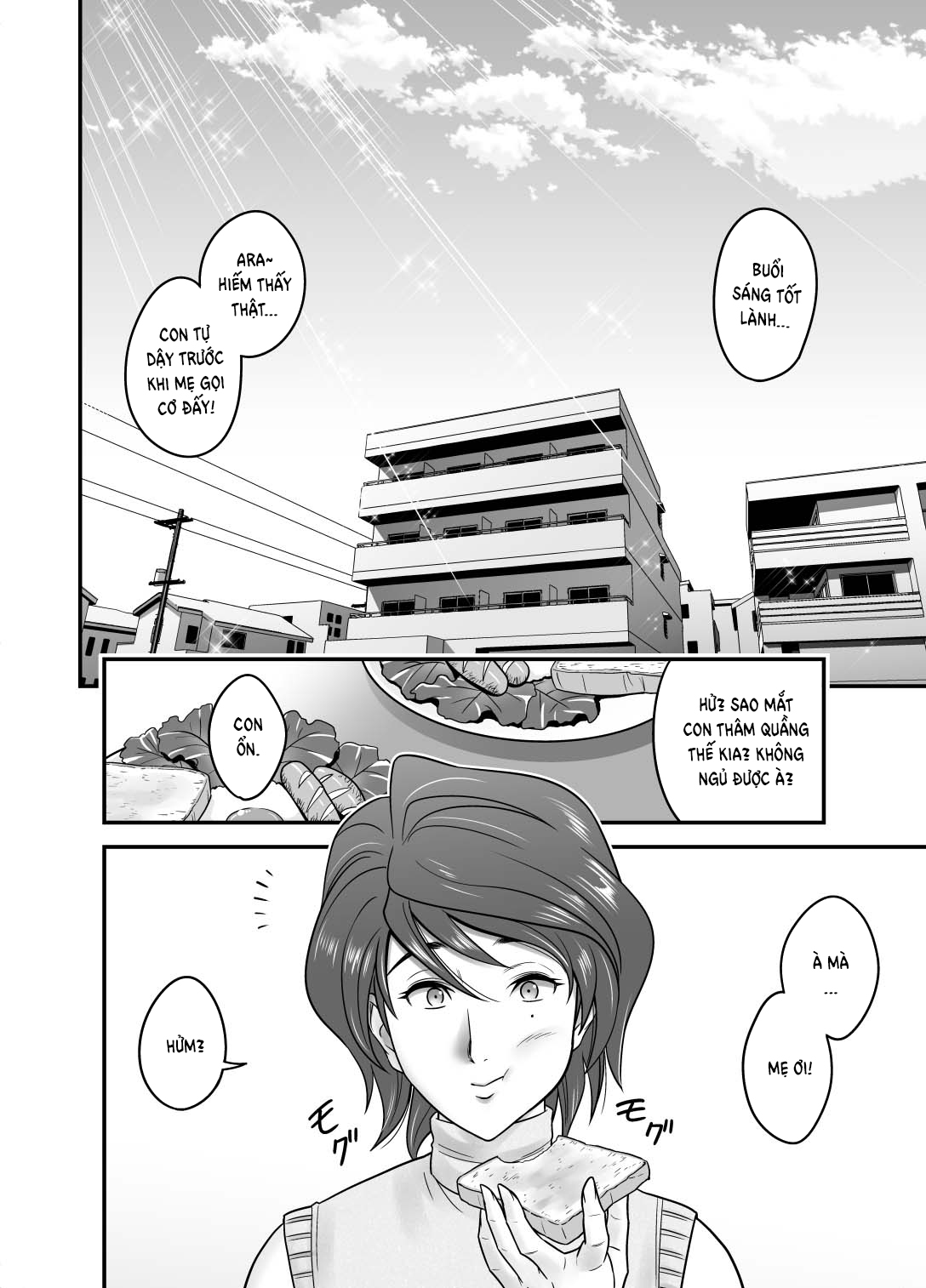 Đọc truyện hentai Vì mẹ tôi trở thành người yêu của bạn tôi - Oneshot