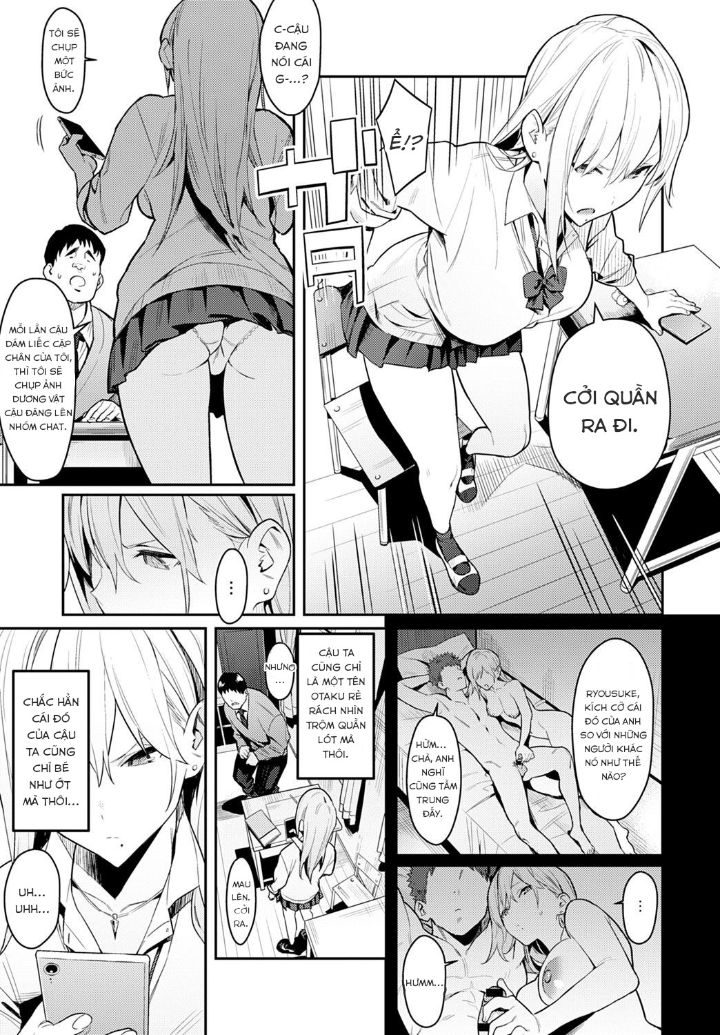 Đọc truyện hentai Người đẹp và Quái vật ~version cô nàng Gyaru và anh chàng Otaku đáng ghê tởm~ - Chap 1