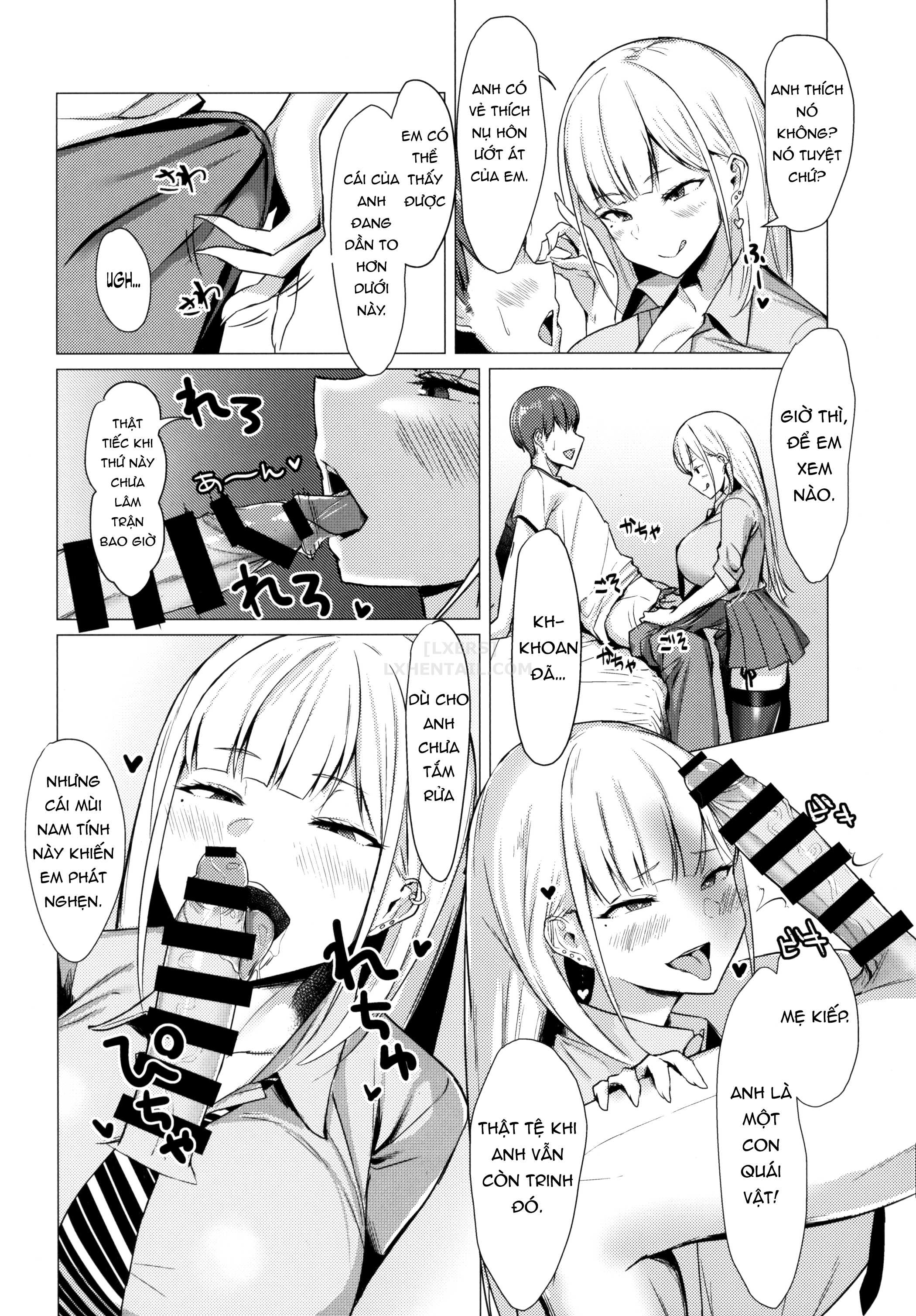 Đọc truyện hentai Fucking A Naughty High School Gyaru. - Oneshot