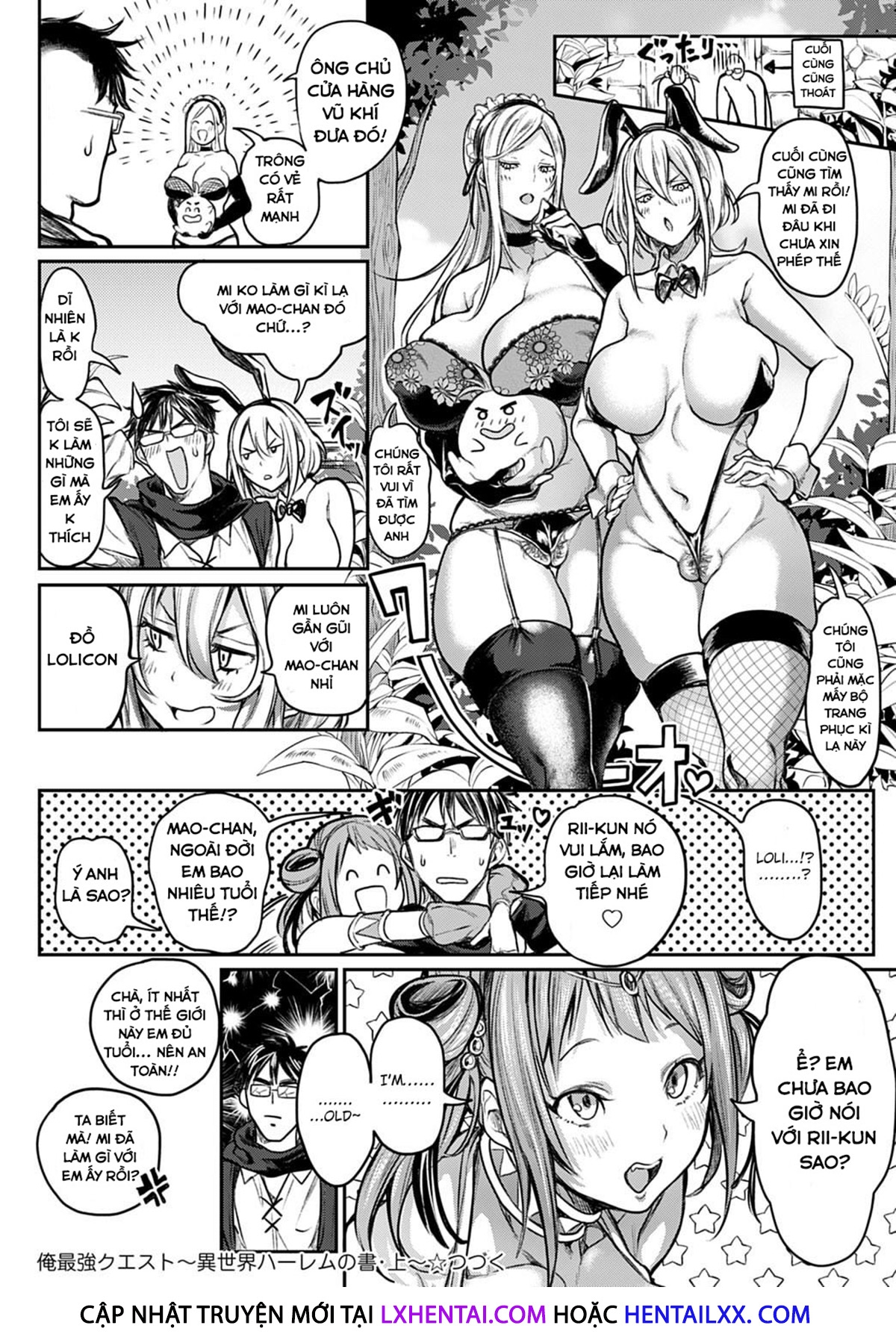 Đọc truyện hentai My story with my Harem in another world - Chap 1