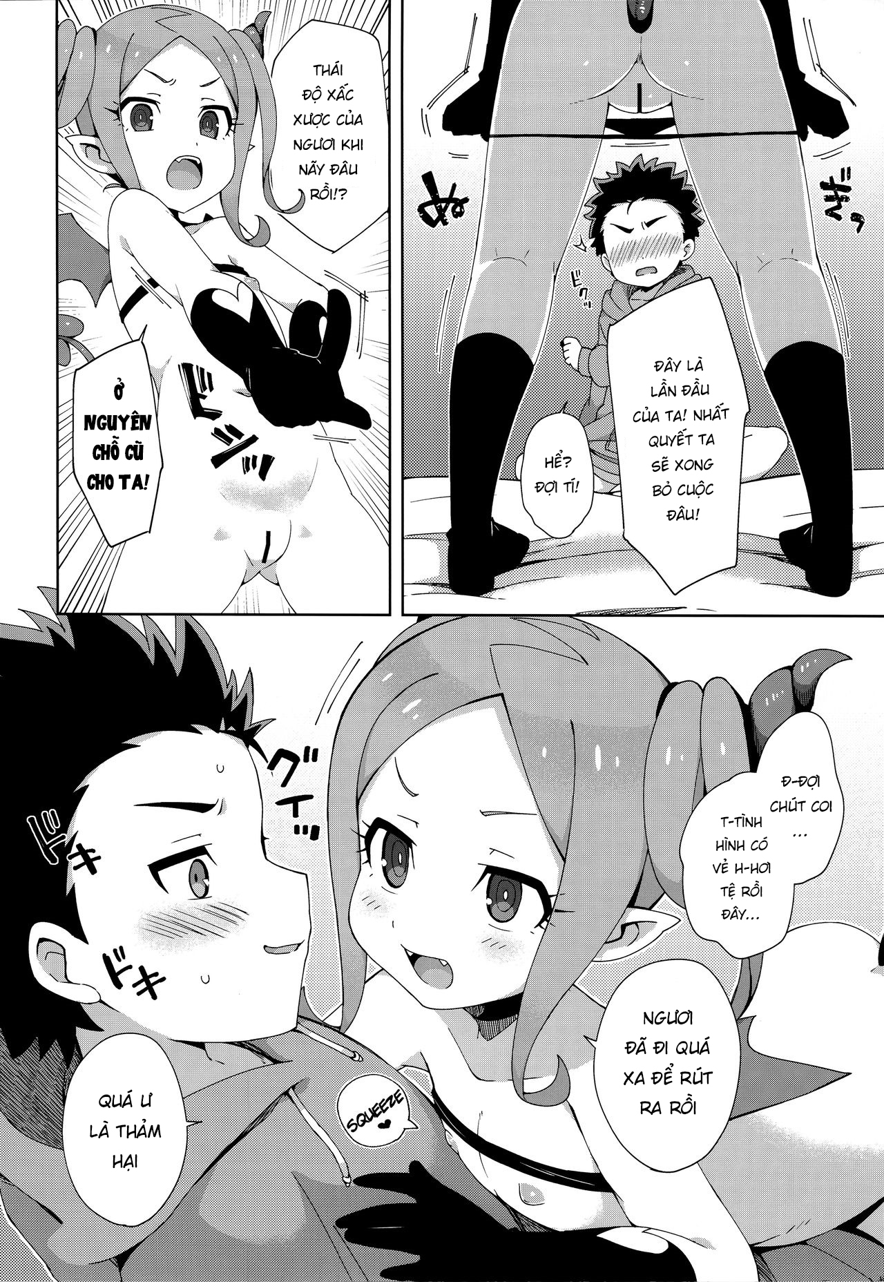 Đọc truyện hentai Hajimete wa Succubus - Oneshot