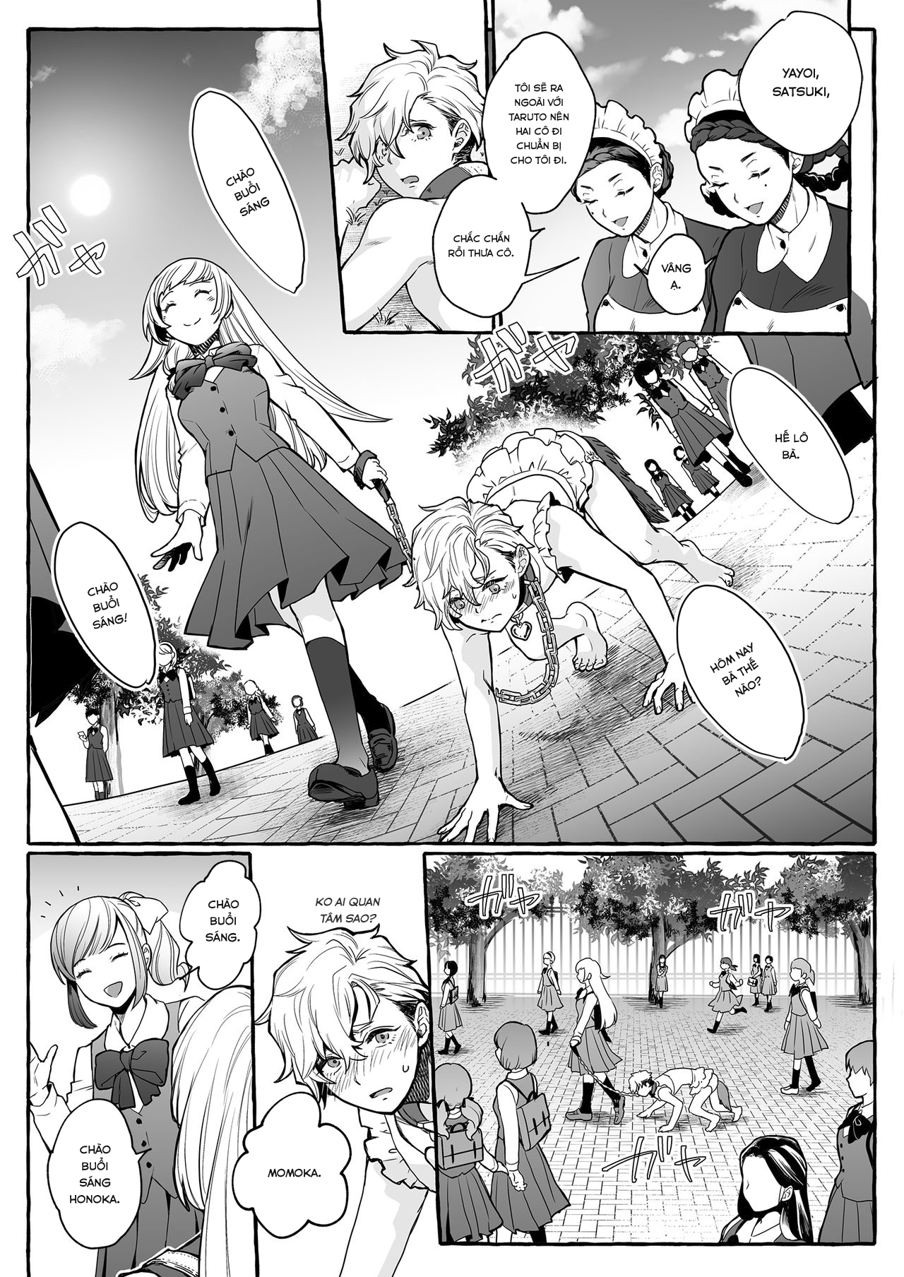 Đọc truyện hentai Osu Inu Ni Metorareta Otoko; ~ Teishuku Na Hanayome Inu No Sodatekata ~ - Oneshot