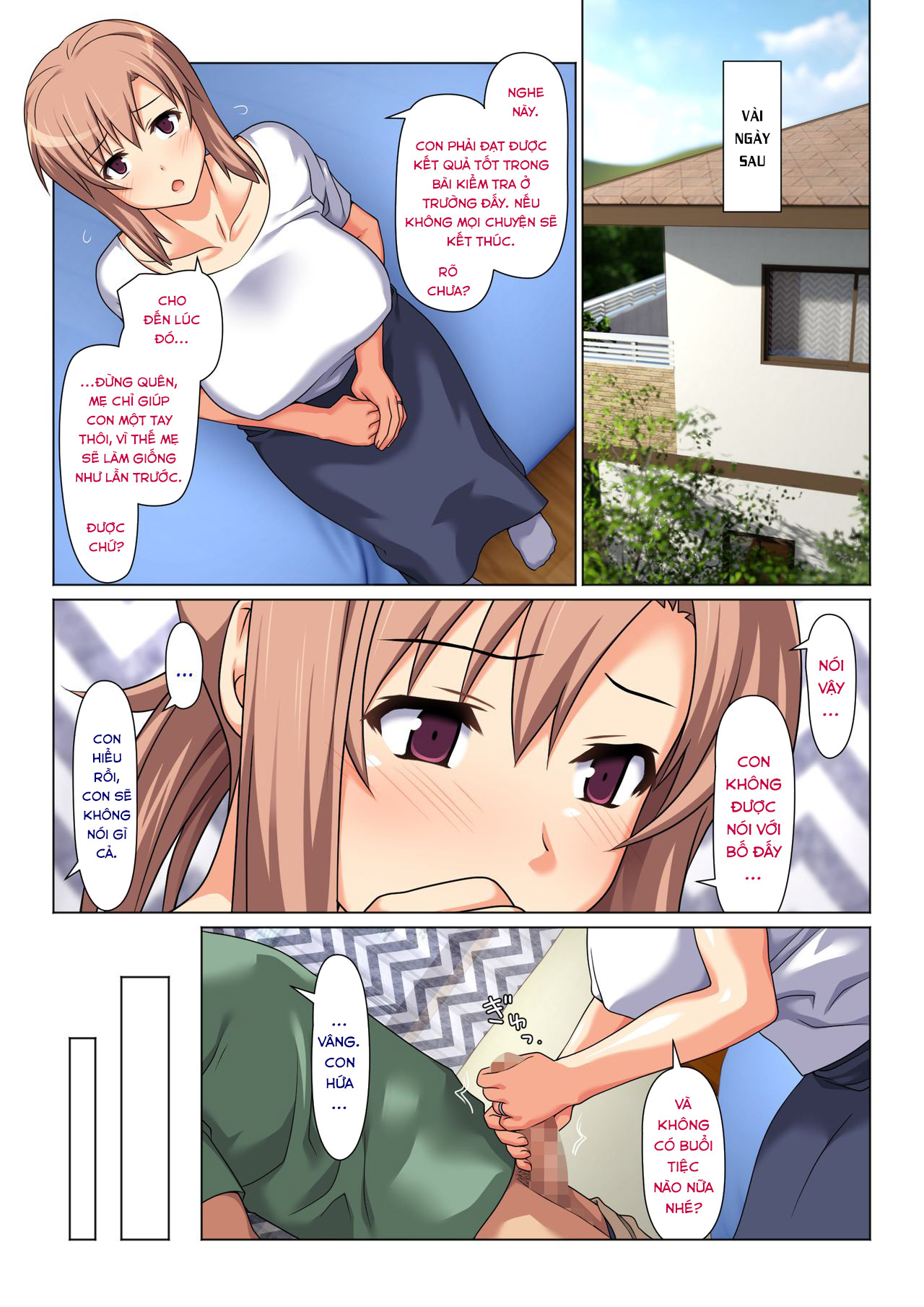 Đọc truyện hentai His Mother gets him off every day as long as his grades improve - Oneshot-1