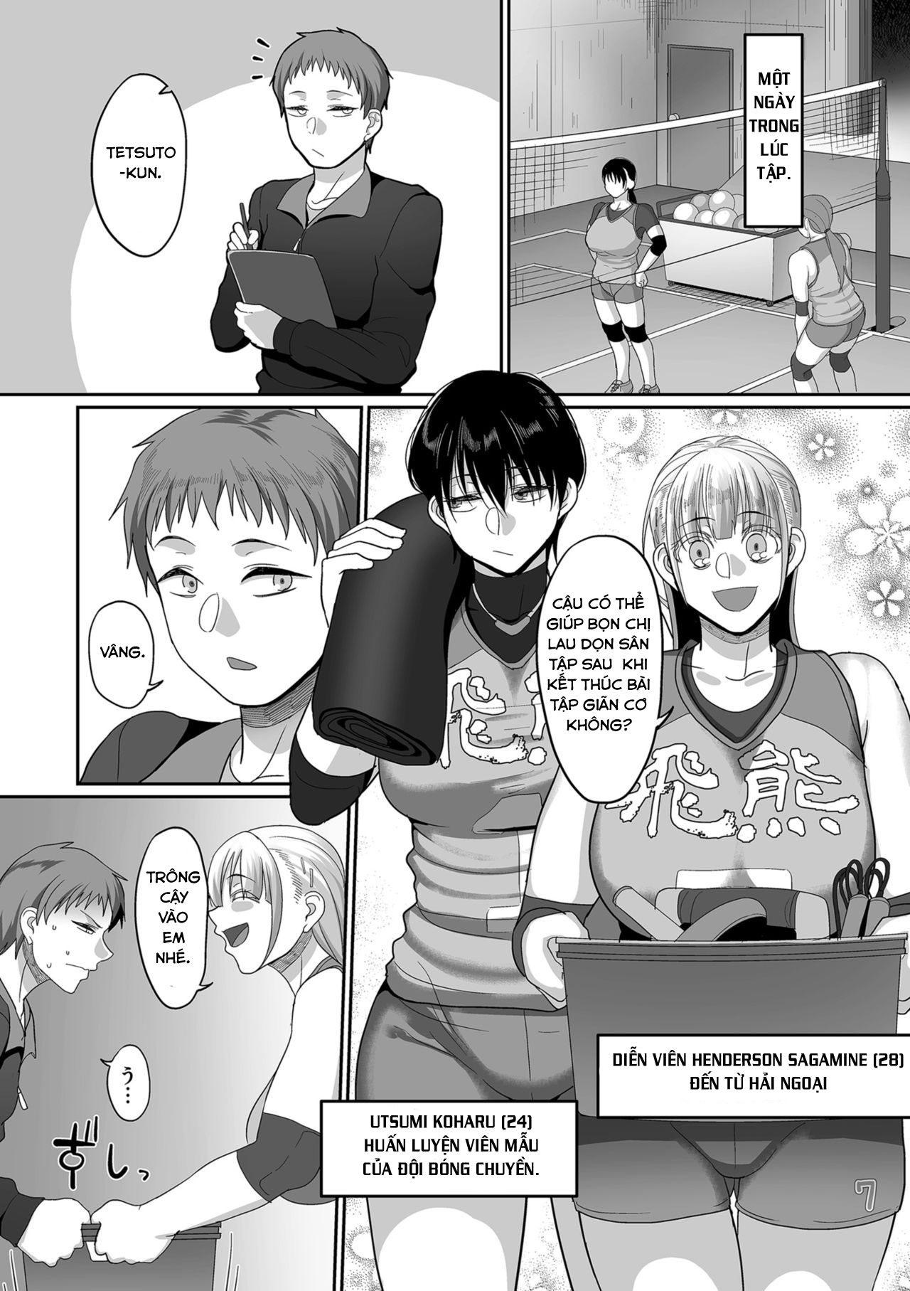 Đọc truyện hentai ĐỘI BÓNG CHUYỀN DÂM DỤC - Chap 5