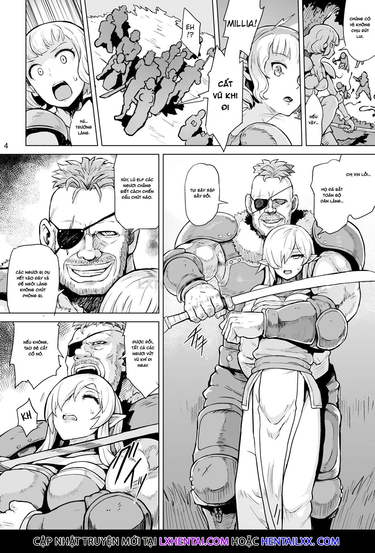 Đọc truyện hentai The Song Of The Lust-Crazed Elves - Oneshot