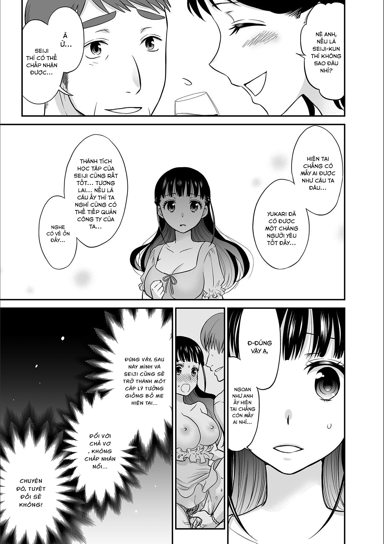 Đọc truyện hentai Anh ta không thể làm em thỏa mãn vậy thì anh có làm được không? - Chap 3