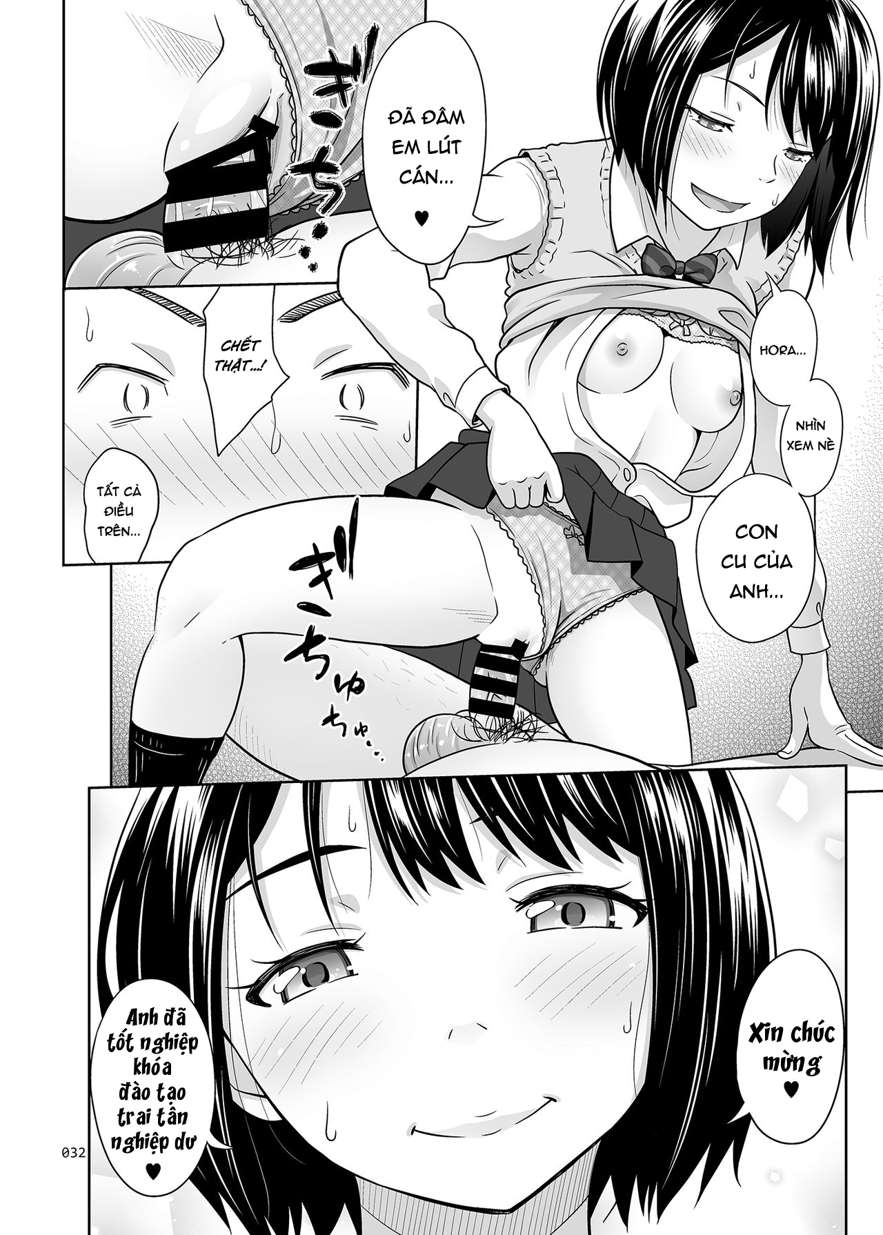 Đọc truyện hentai Ngày tôi tốt nghiệp khóa trai tân nghiệp dư - Oneshot