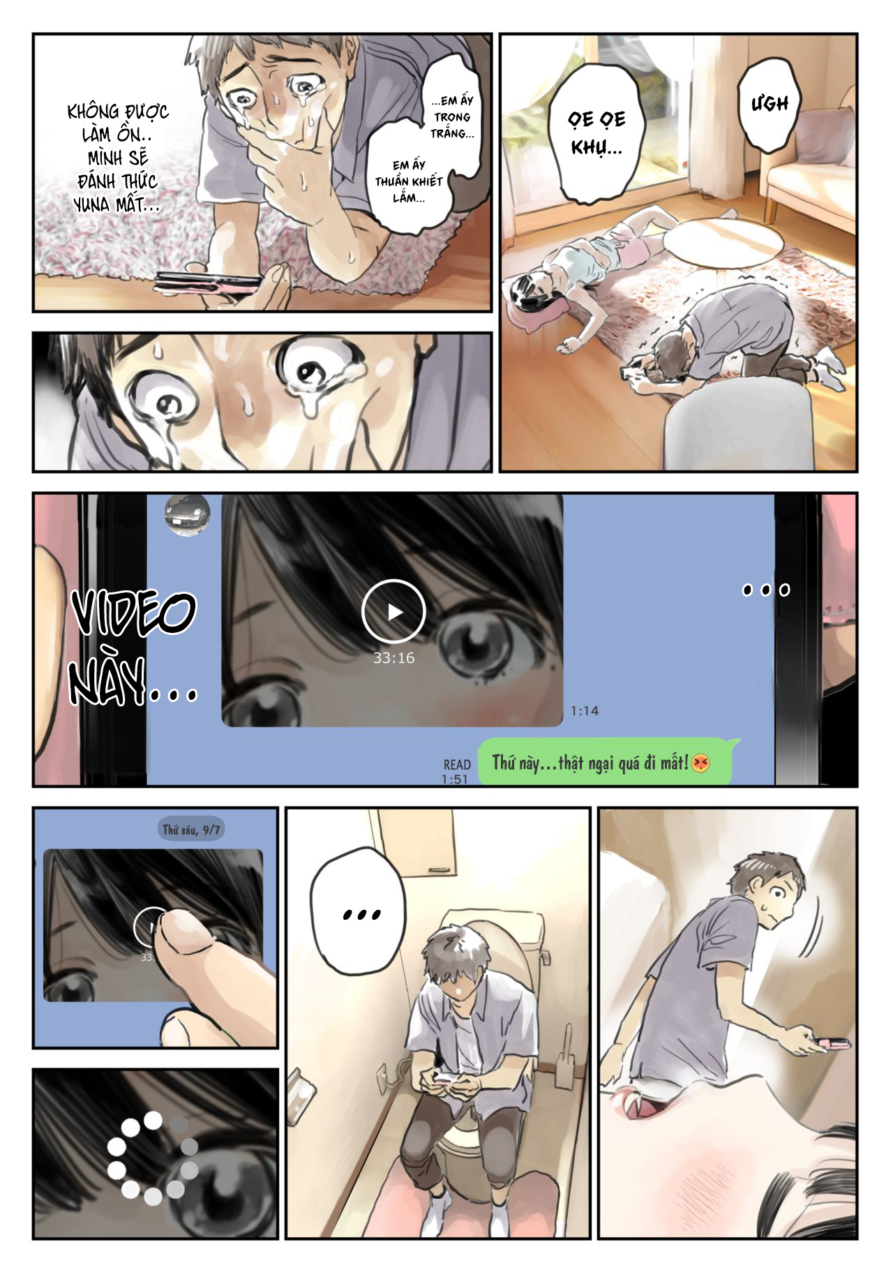 Đọc truyện hentai Xem trộm điện thoại bạn gái - Phần 2