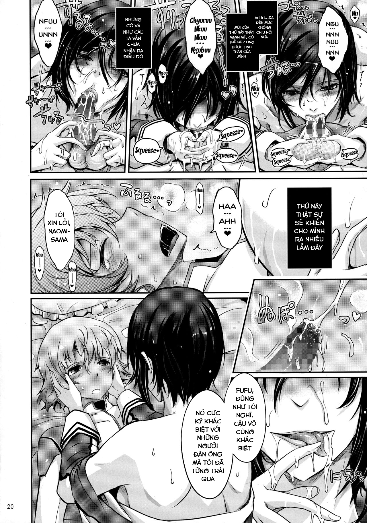 Đọc truyện hentai Seirei Senkan Tokumei Shasei Kanri-kan Naomi Evans no Nichijou (Kangoku Senkan) - Oneshot
