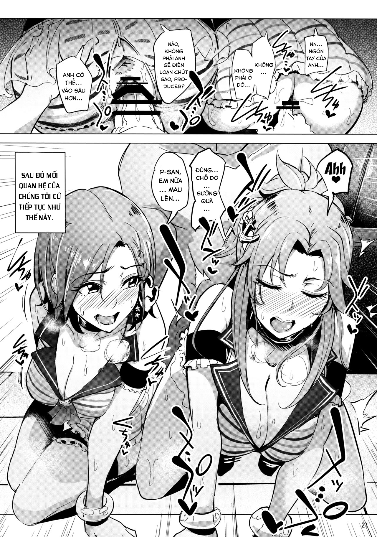 Đọc truyện hentai Chouhatwin Idol (THE IDOLM@STER CINDERELLA GIRLS) - Oneshot