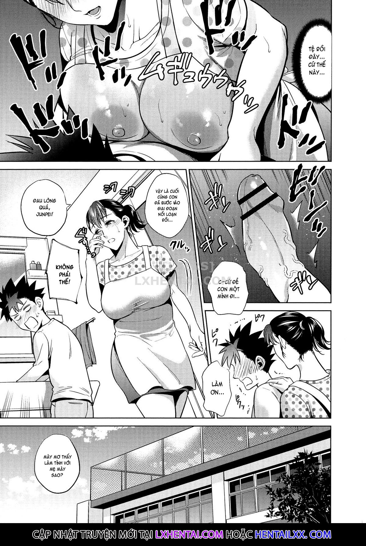 Đọc truyện hentai The Day I Connected With Mom - Chap 8
