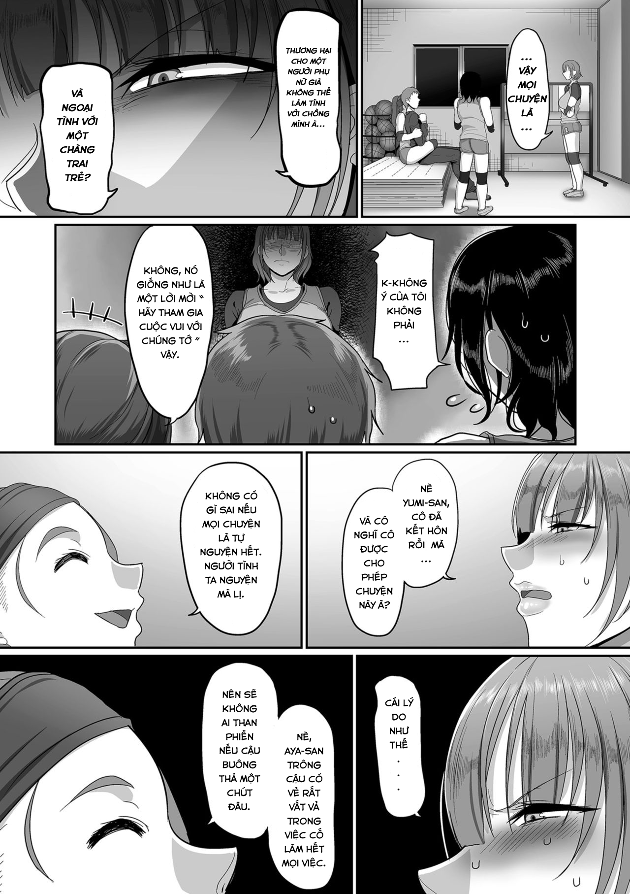Đọc truyện hentai ĐỘI BÓNG CHUYỀN DÂM DỤC - Chap 3