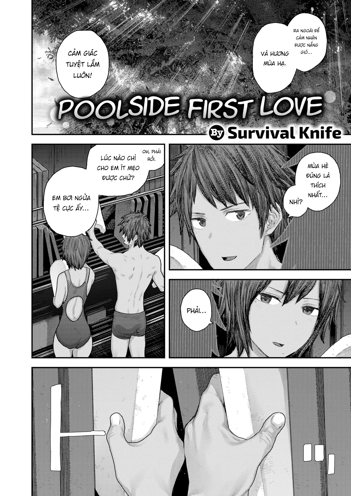 Đọc truyện hentai Tình đầu bên hồ bơi - Oneshot