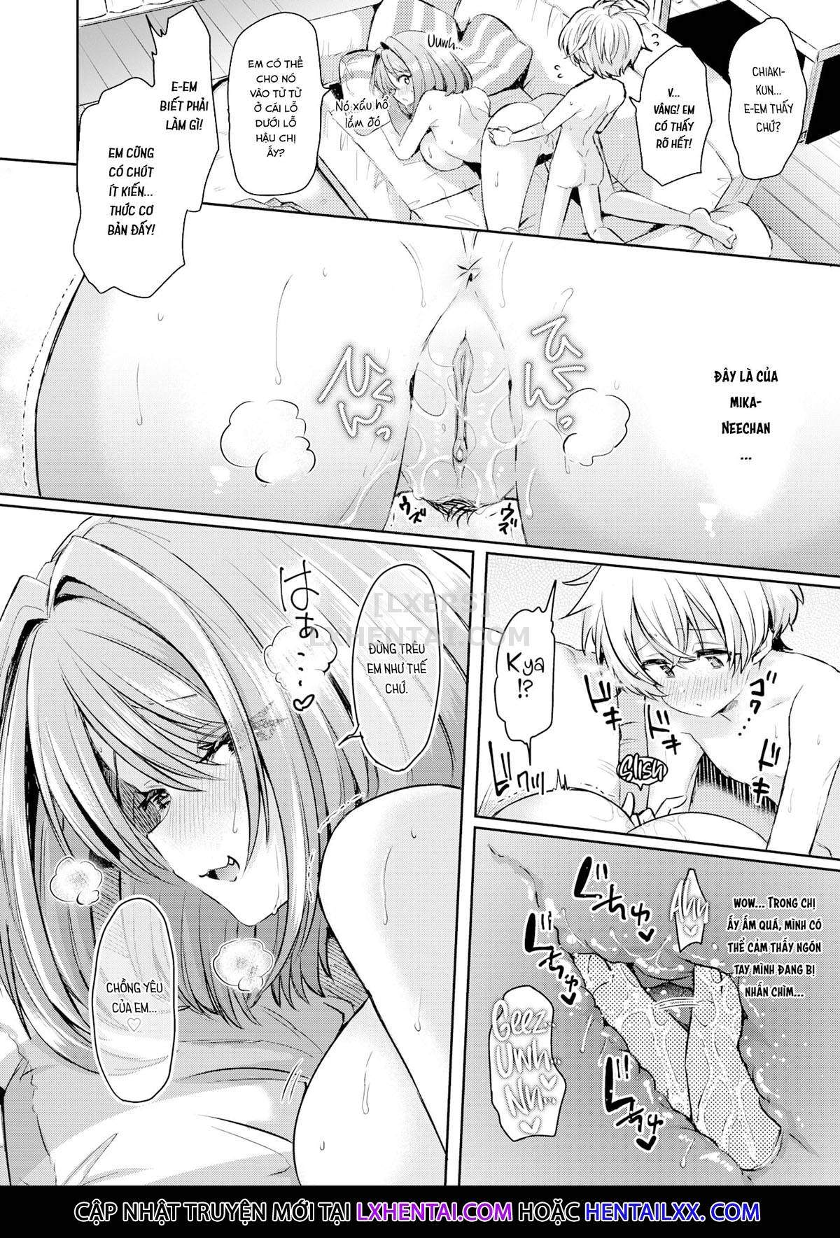 Đọc truyện hentai Mika-neechan & Chiaki-kun - Oneshot