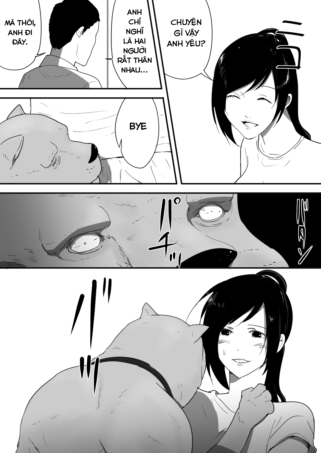 Đọc truyện hentai Wagaya ni Inu ga Yattekita - Oneshot