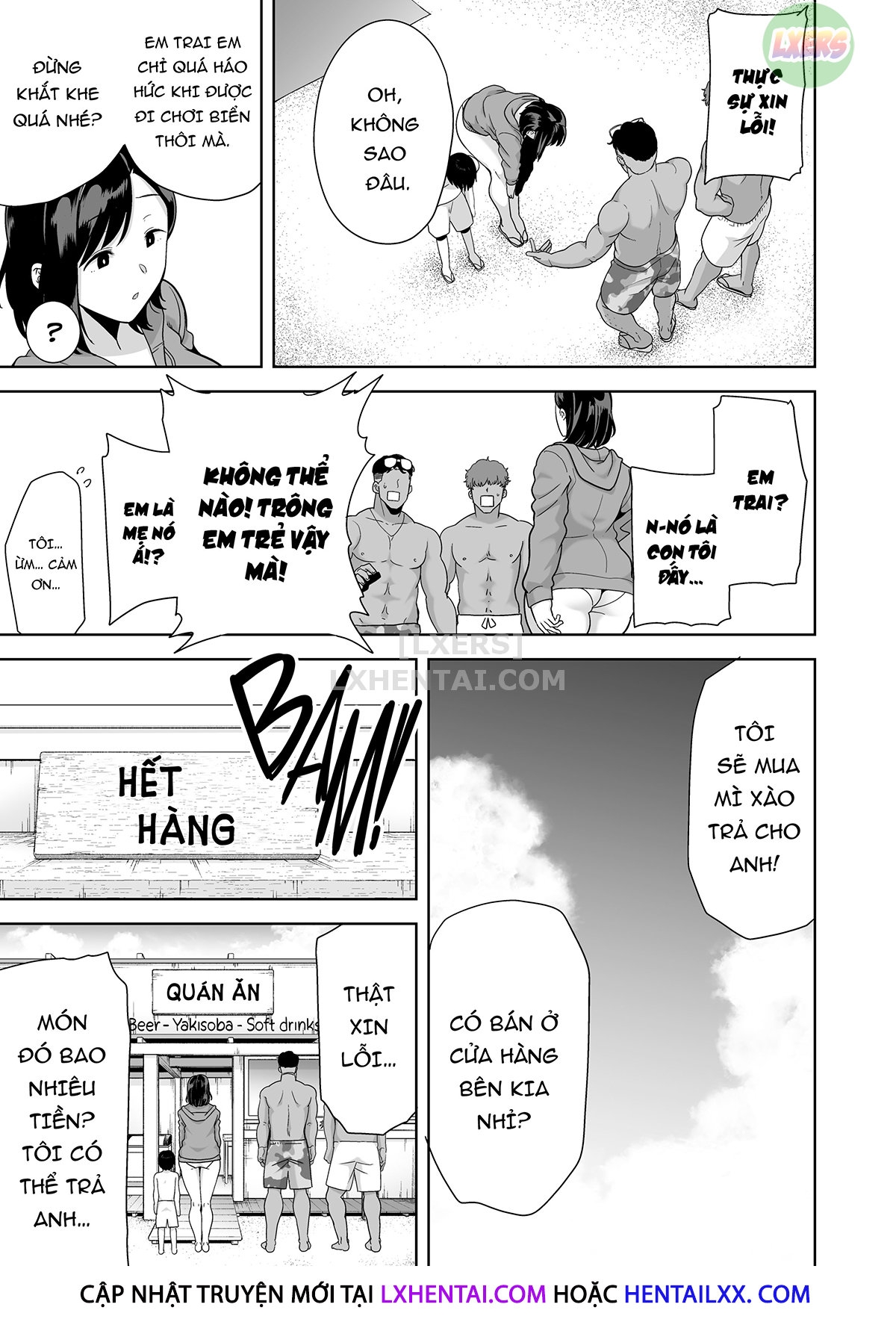 Đọc truyện hentai Natsuzuma ~Natsu, Ryokan, Nanpa Otoko-Tachi Ni Ochita Tsuma~ - Chap 1 - Không che