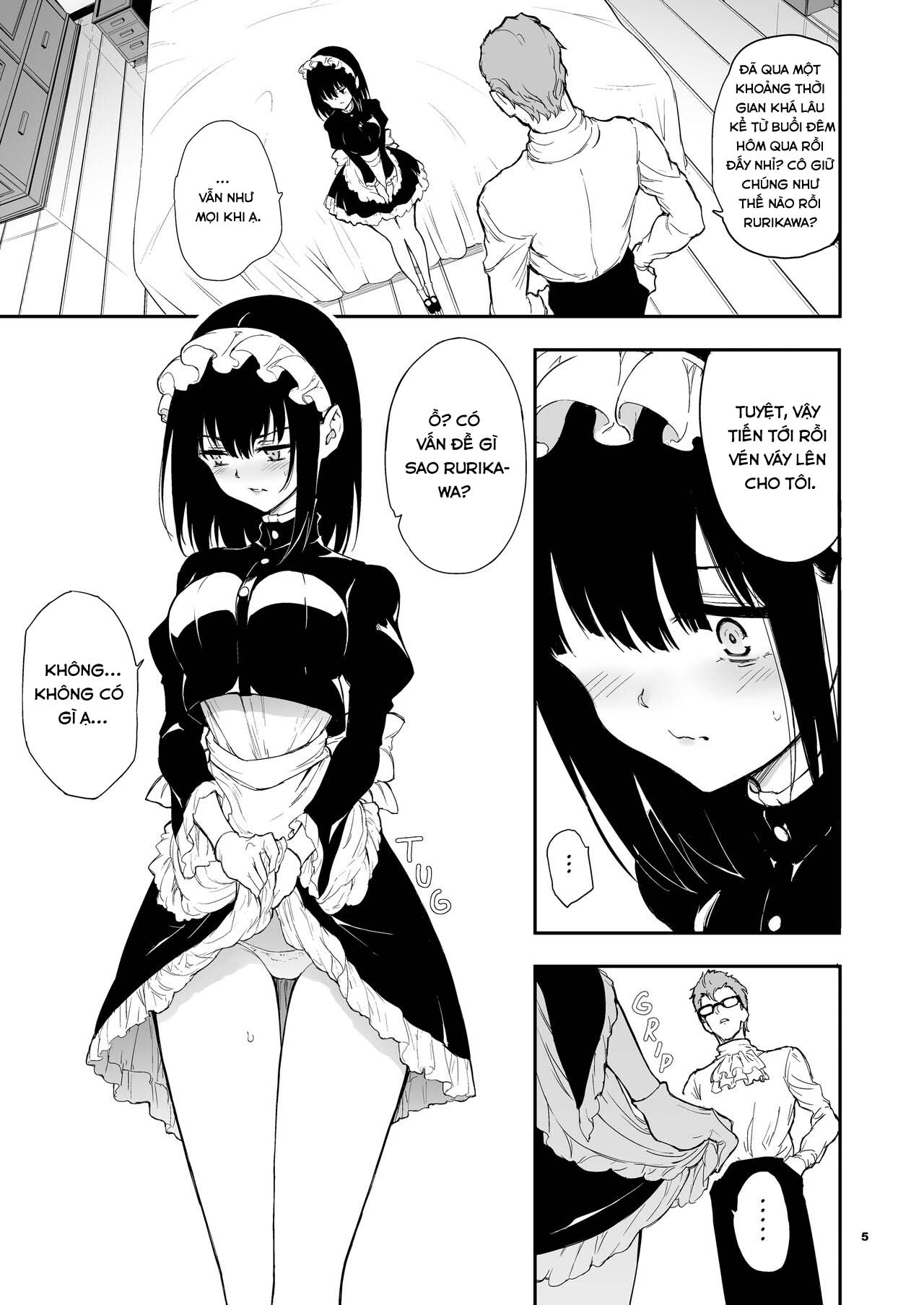 Đọc truyện hentai Maid Kyouiku - Chap 4