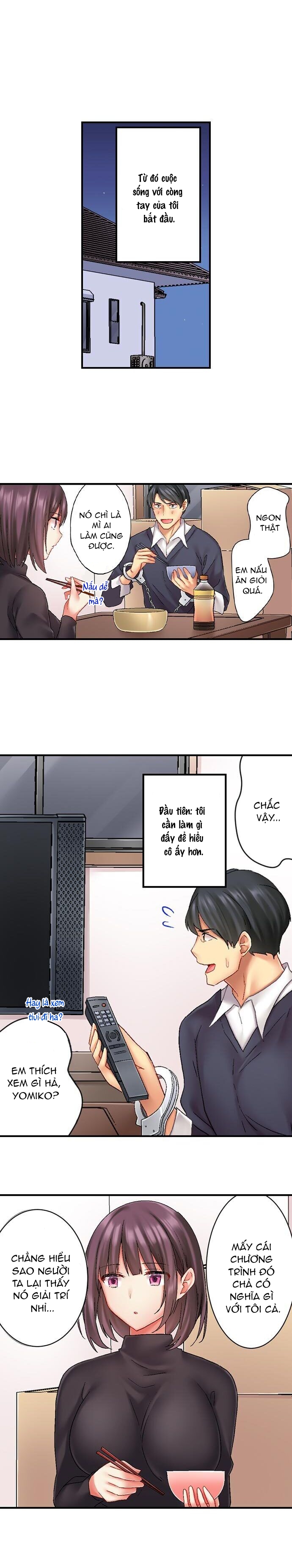 Đọc truyện hentai Cuộc sống của cặp đôi mới cưới - Chap 1: còng tay...