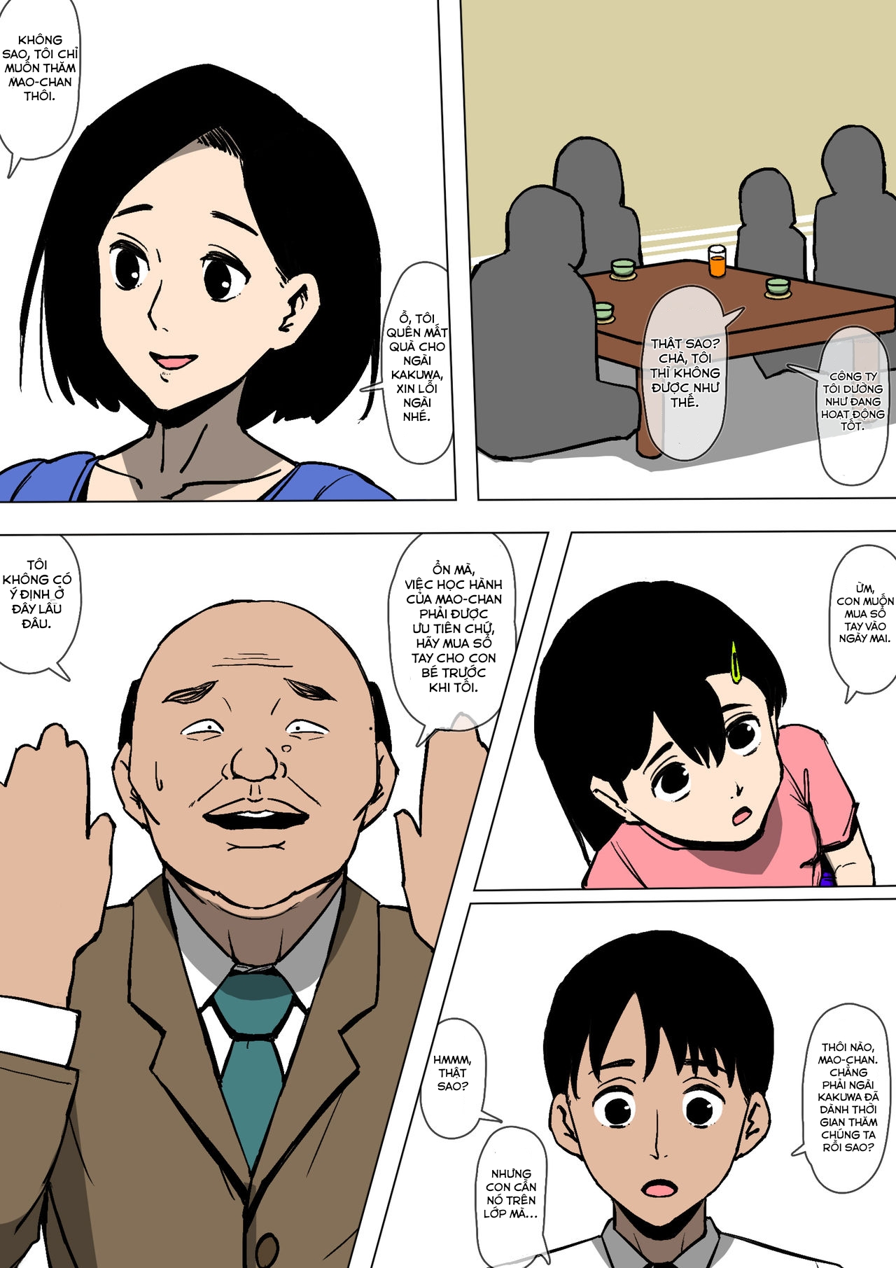 Đọc truyện hentai Tsuma to Gikei ga Katte ni SEX Shiteita - Oneshot