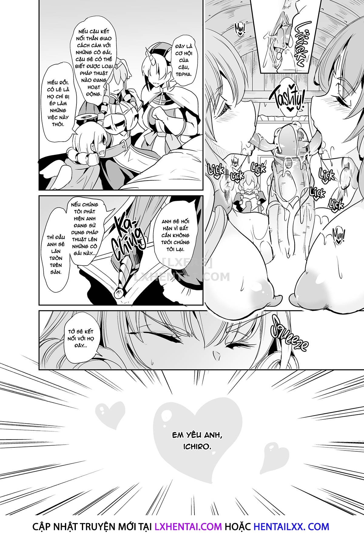 Đọc truyện hentai My Harem in Another World Collection - Chap 9 - Defeated by Dick, Fucking for Justice