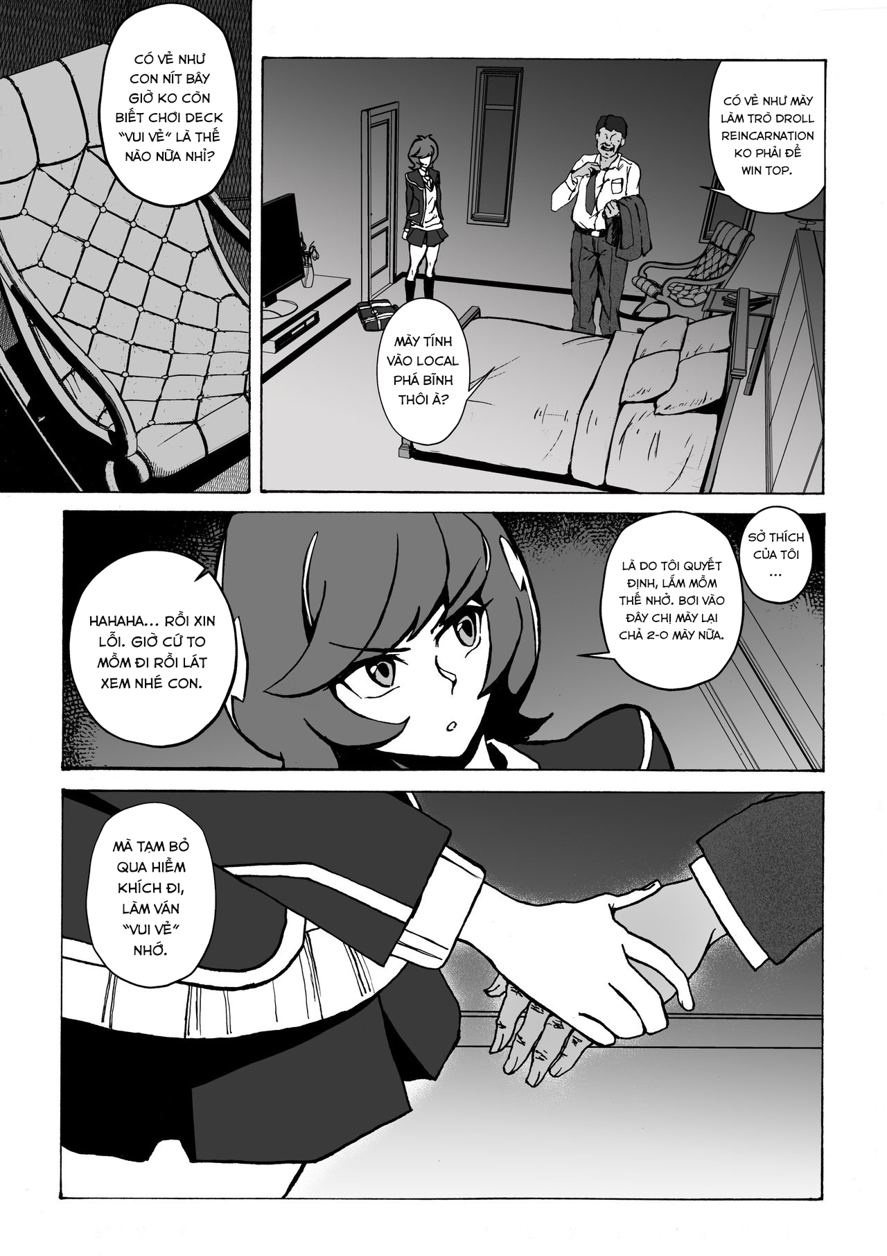 Đọc truyện hentai Compensated Dating JK and Impregnator Oji-san - Oneshot