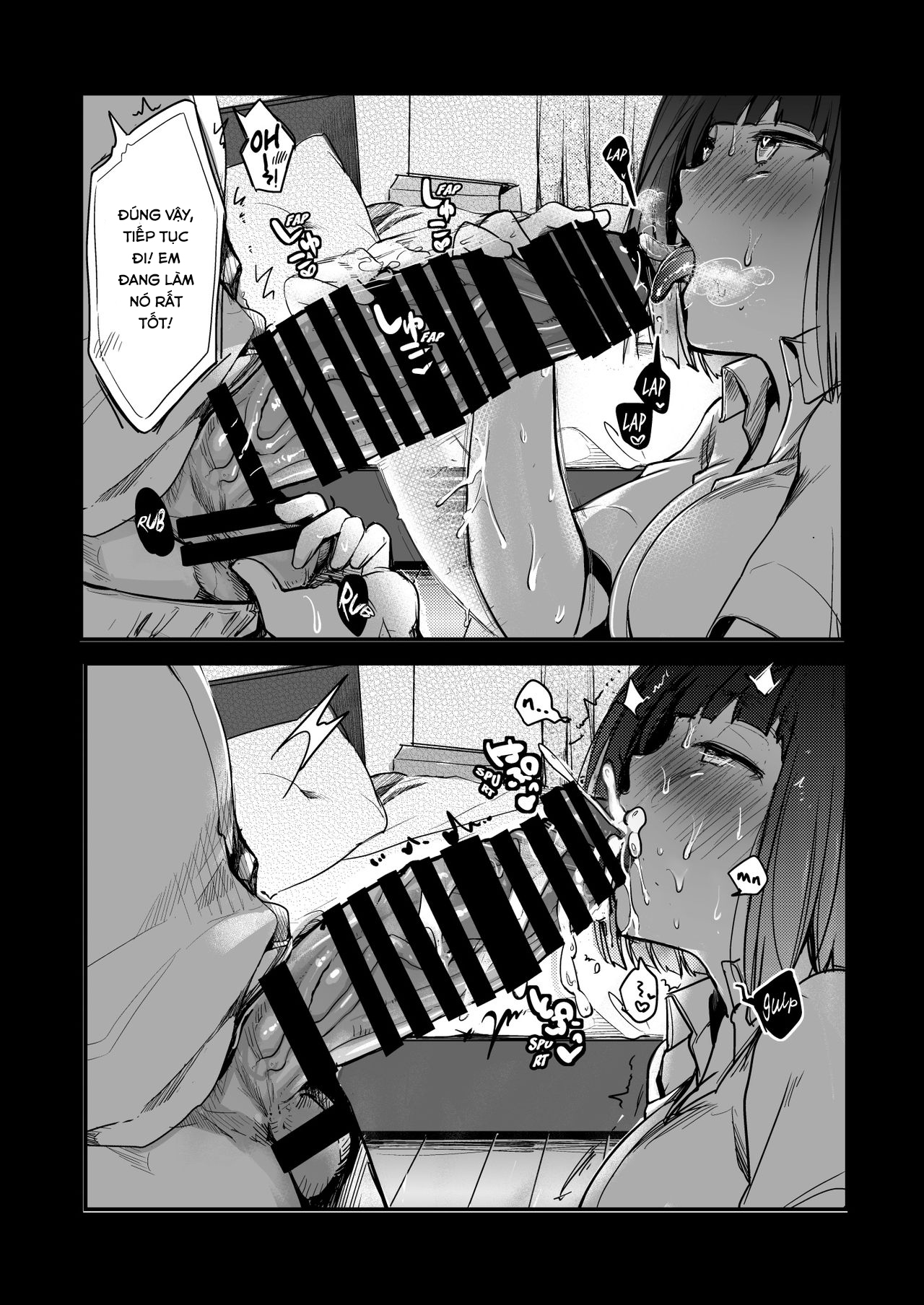 Đọc truyện hentai Một cô gái cảm thấy tốt khi đi học cùng một trường luyện thi - Chap 2